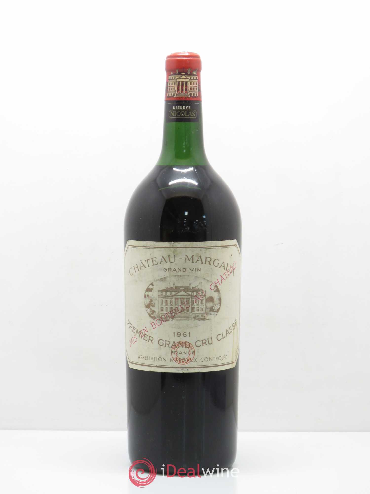 Château Margaux 1er Grand Cru Classé 1961 - Lot de 1 magnum - 0
