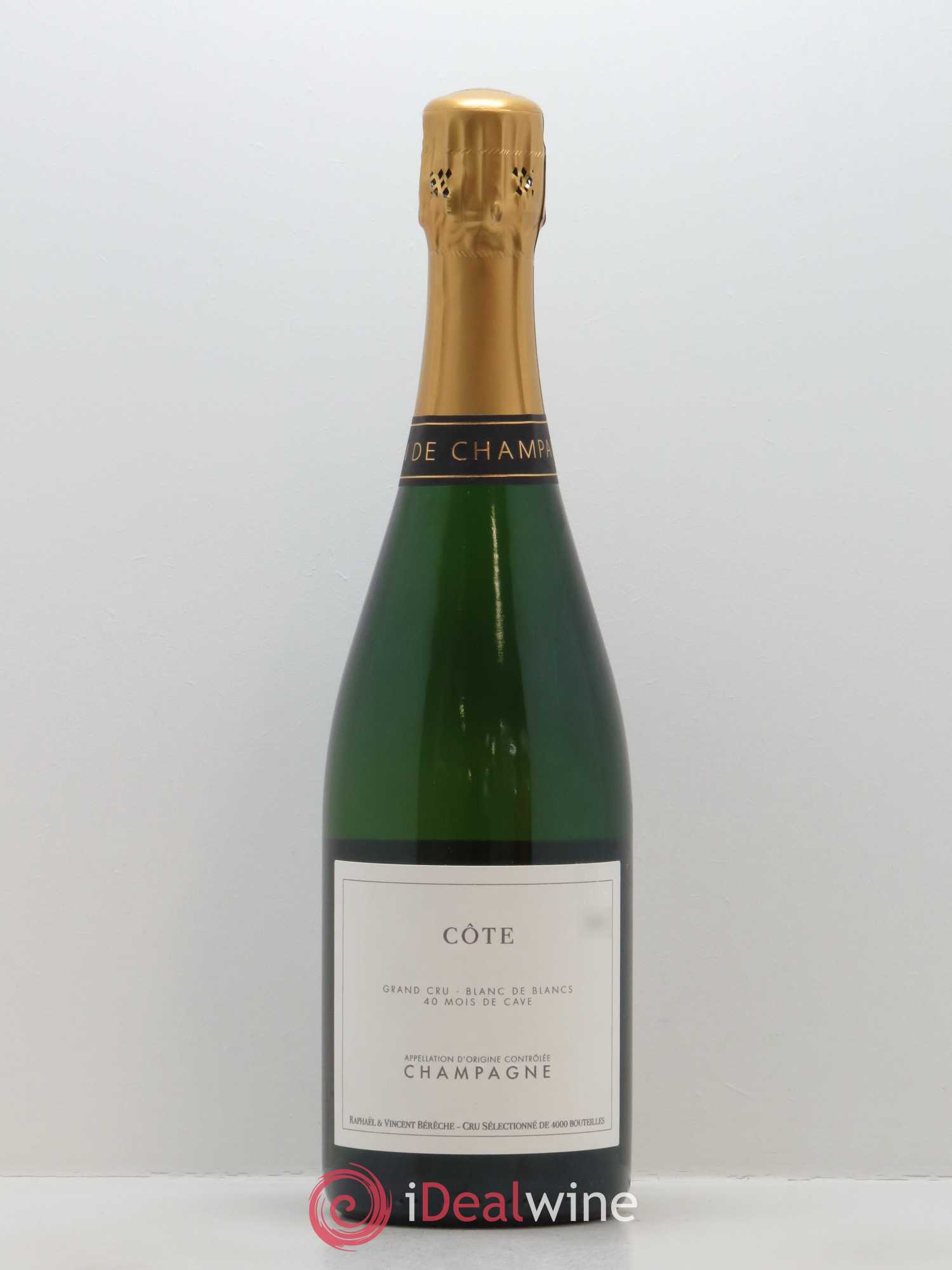 Côte Grand Cru (Terroir d'Avize) Extra-Brut Bérêche et Fils - Lot de 1 bouteille - 0