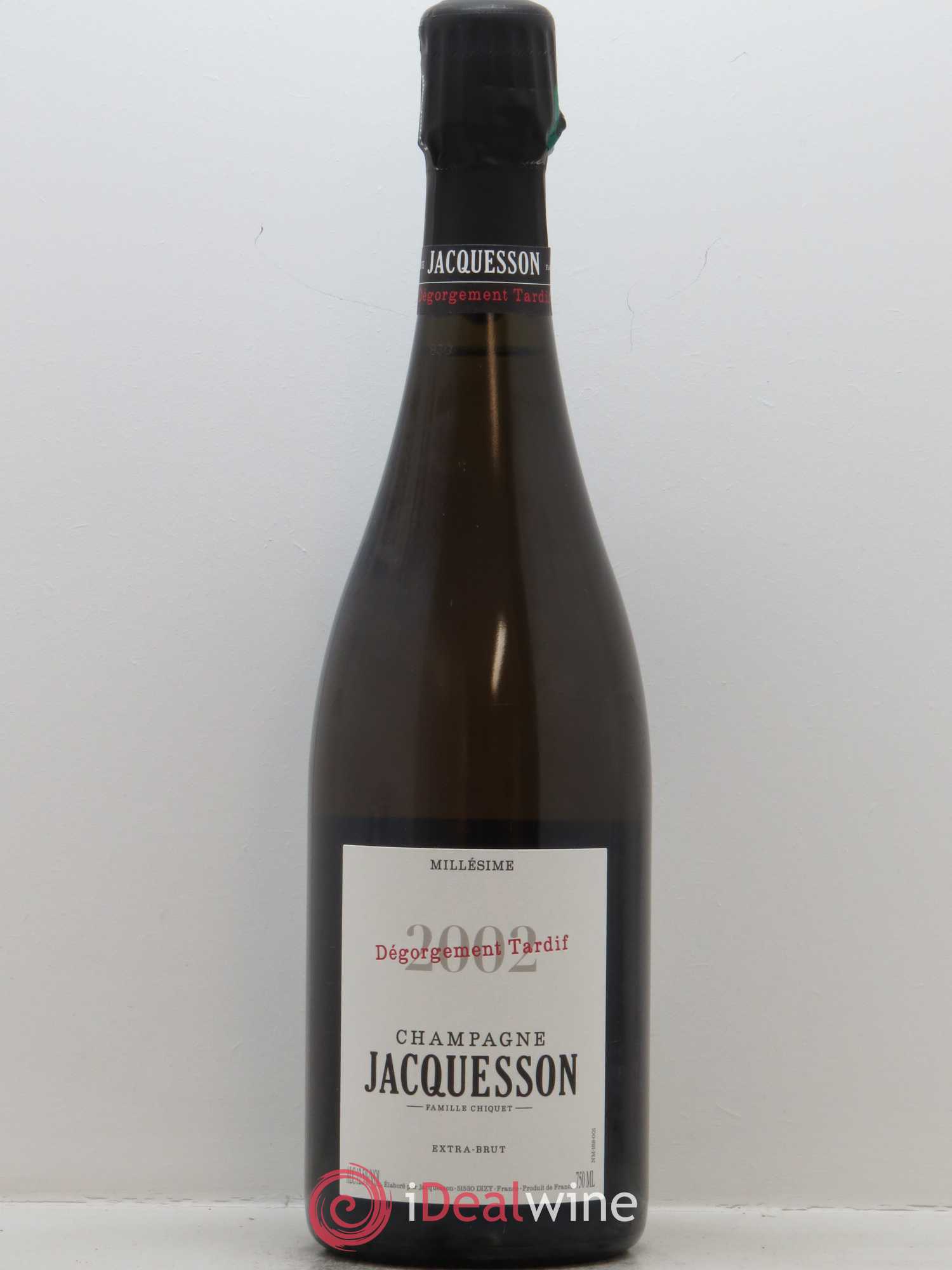 Dégorgement Tardif Jacquesson 2002 - Lot de 1 bouteille - 0