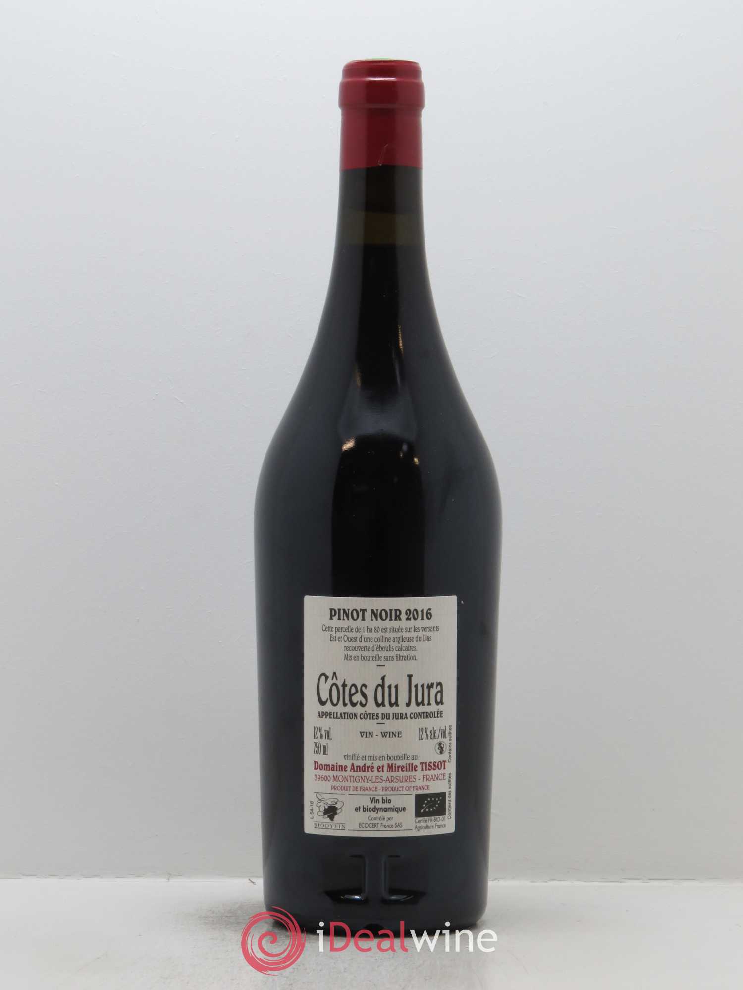 Côtes du Jura En Barberon Bénédicte et Stéphane Tissot 2016 - Lot de 1 bouteille - 1