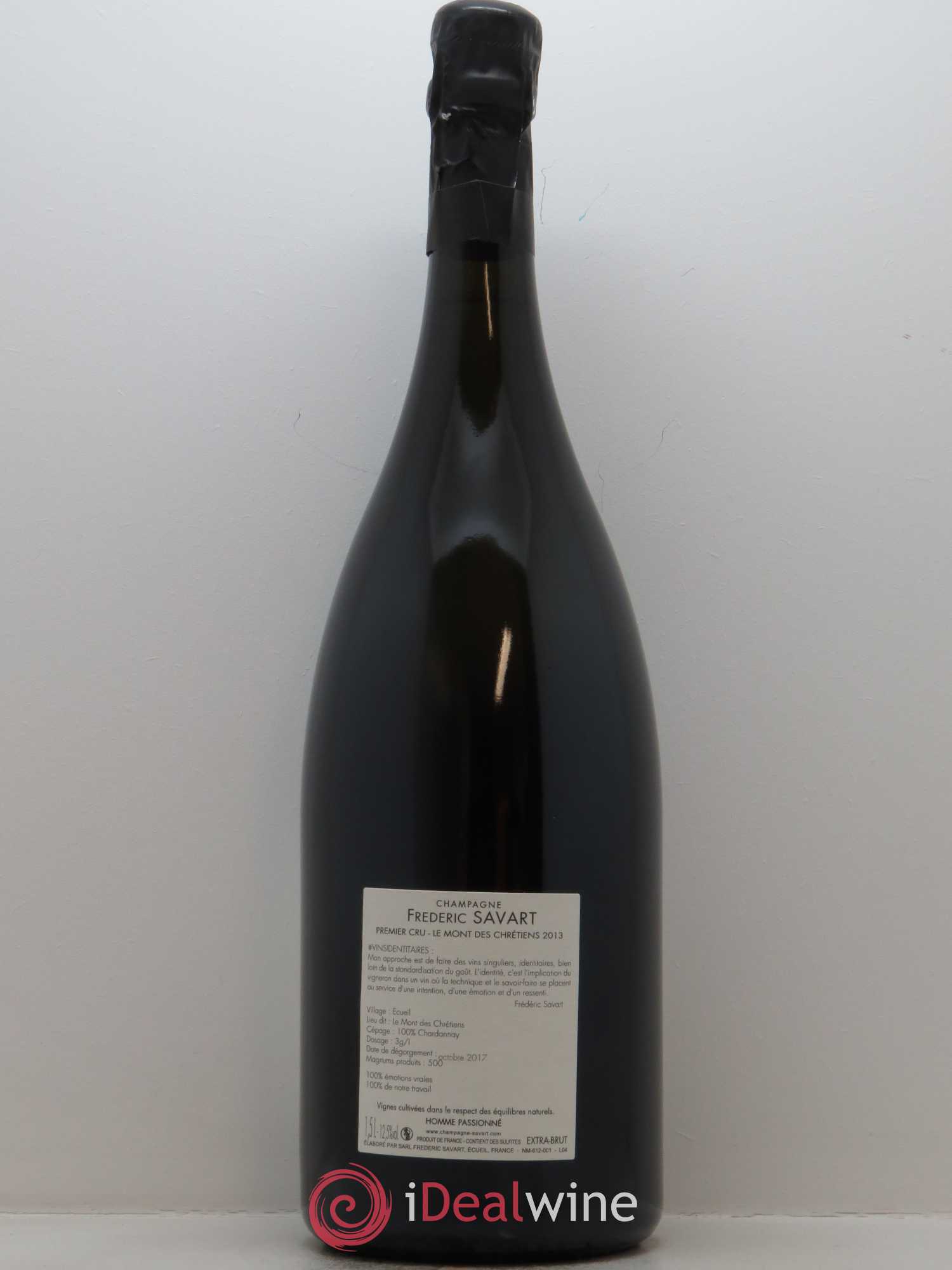 Le Mont des Chrétiens 1er Cru Extra-Brut Savart 2013 - Lot de 1 magnum - 1
