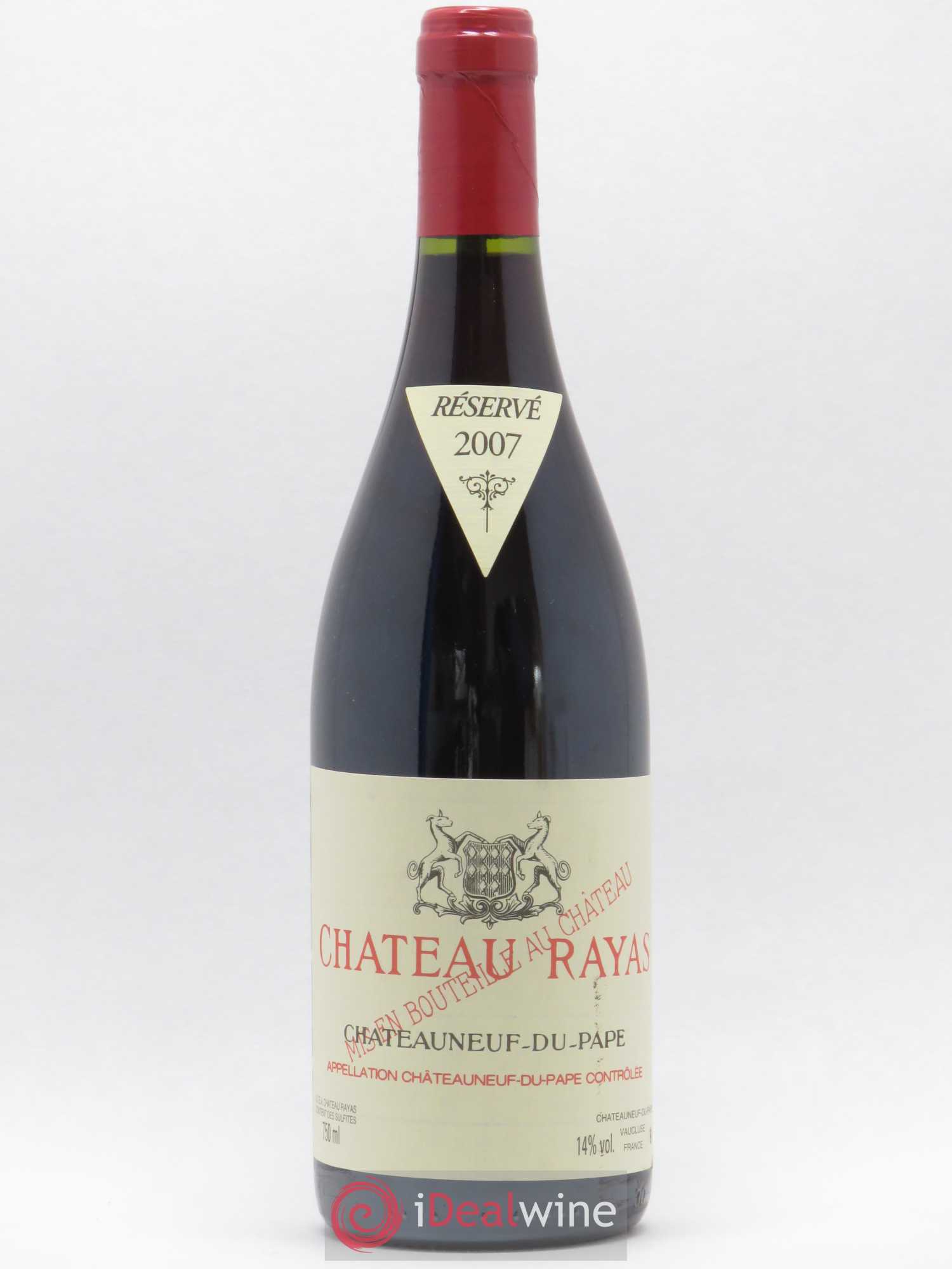 Châteauneuf-du-Pape Château Rayas Emmanuel Reynaud 2007 - Lot de 1 bouteille - 0