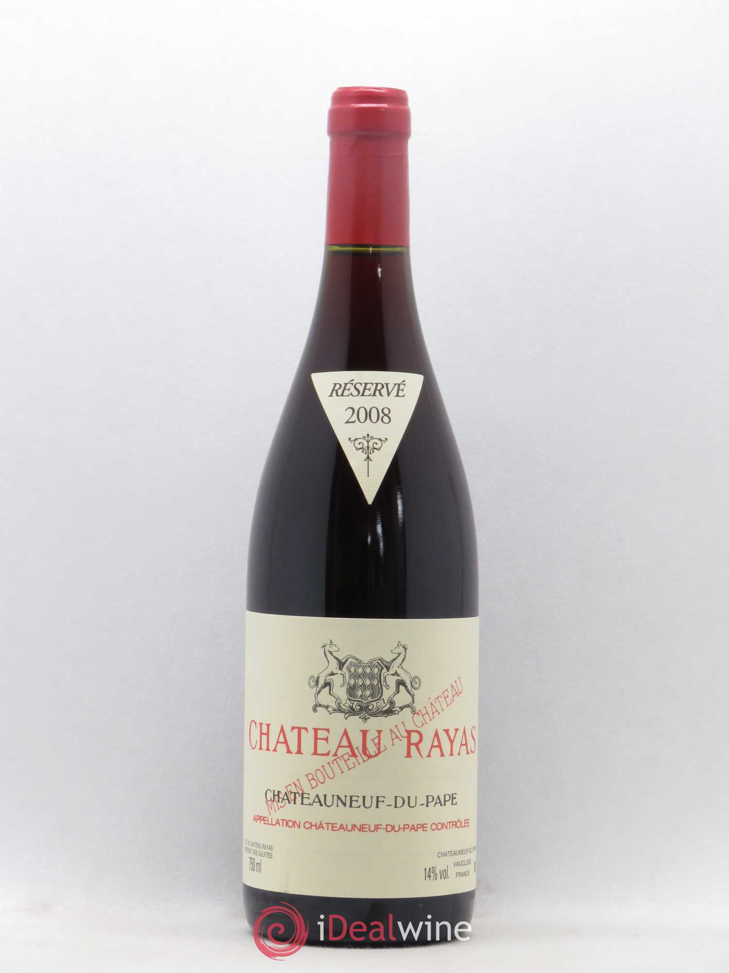 Châteauneuf-du-Pape Château Rayas Emmanuel Reynaud 2008 - Lot de 1 bouteille - 0