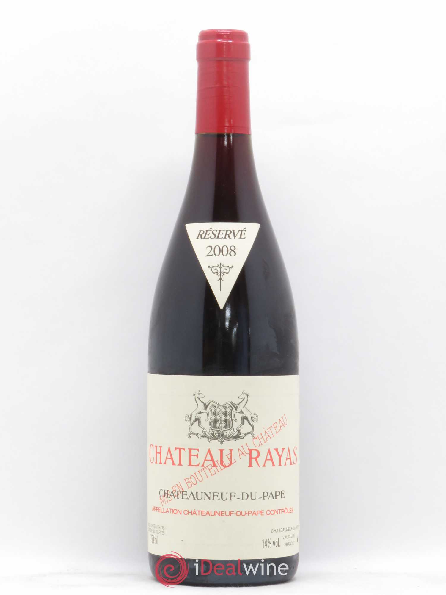 Châteauneuf-du-Pape Château Rayas Emmanuel Reynaud 2008 - Lot de 1 bouteille - 0