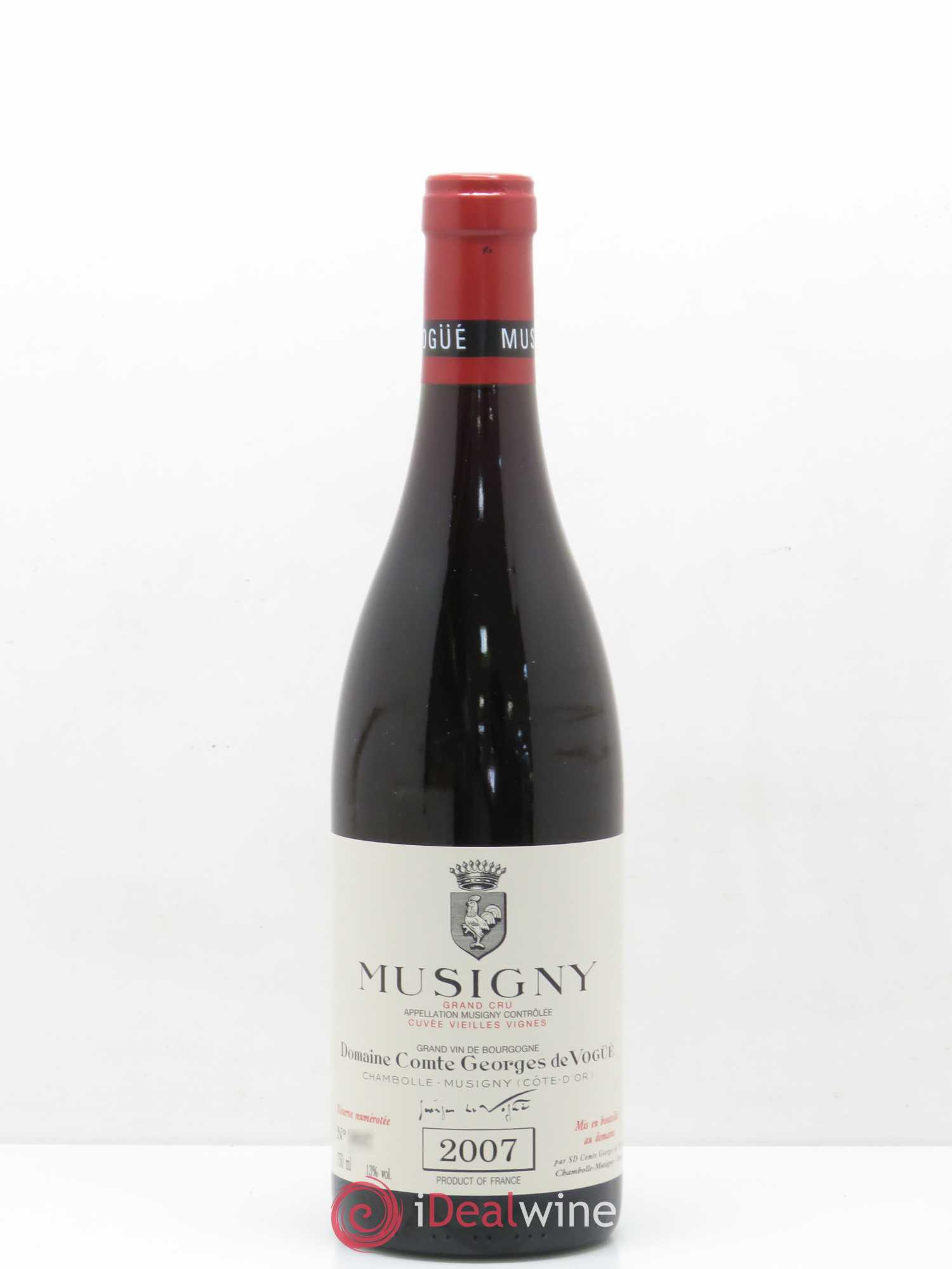 Musigny Grand Cru Cuvée Vieilles Vignes Comte Georges de Vogüé 2007 - Lot de 1 bouteille - 0
