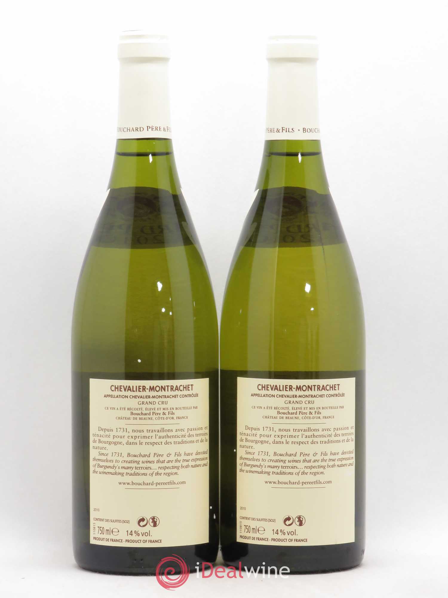 Chevalier-Montrachet Grand Cru Bouchard Père & Fils 2010 - Lot de 2 bouteilles - 1