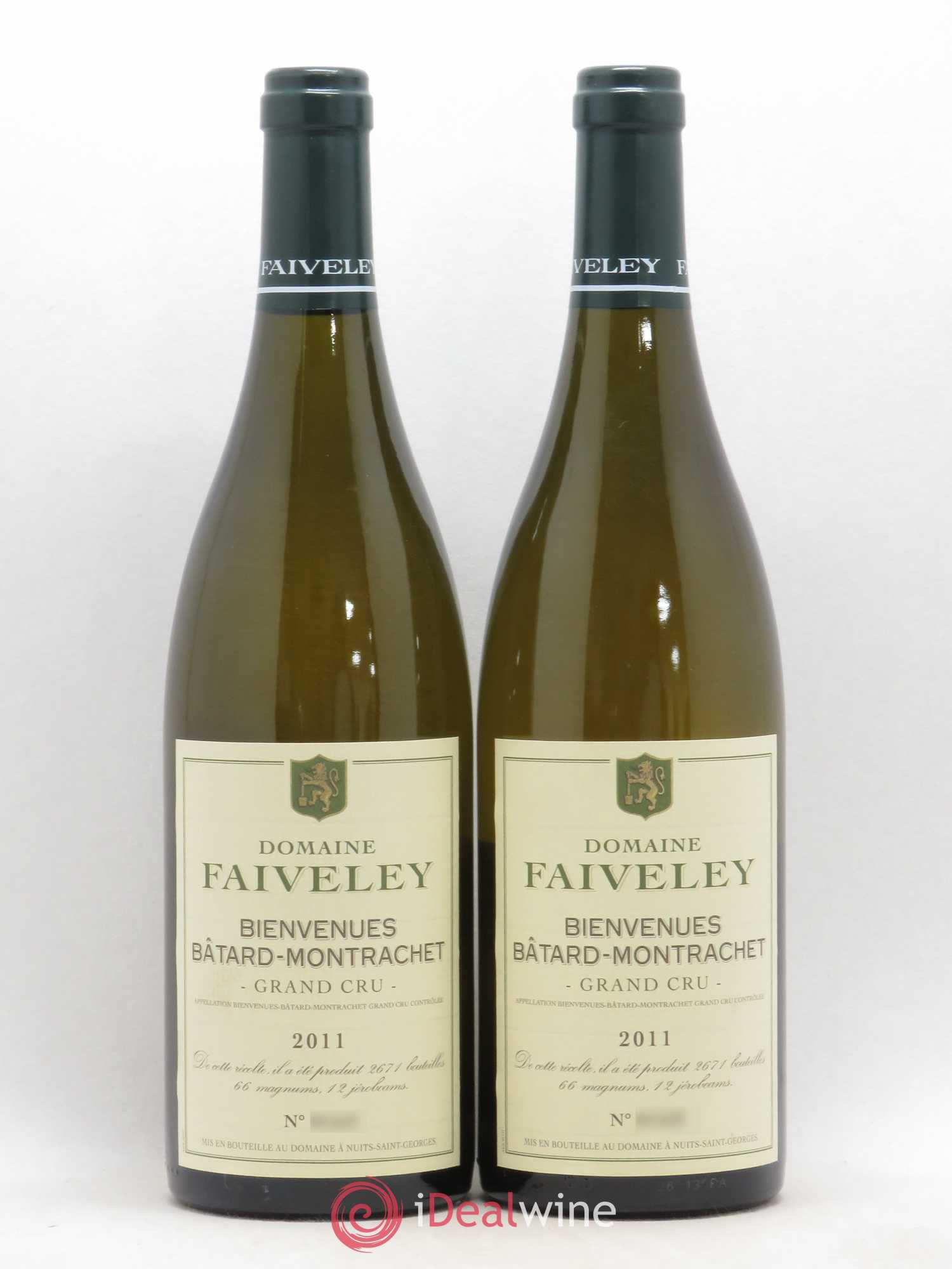 Bienvenues-Bâtard-Montrachet Grand Cru Faiveley 2011 - Lot de 2 bouteilles - 0