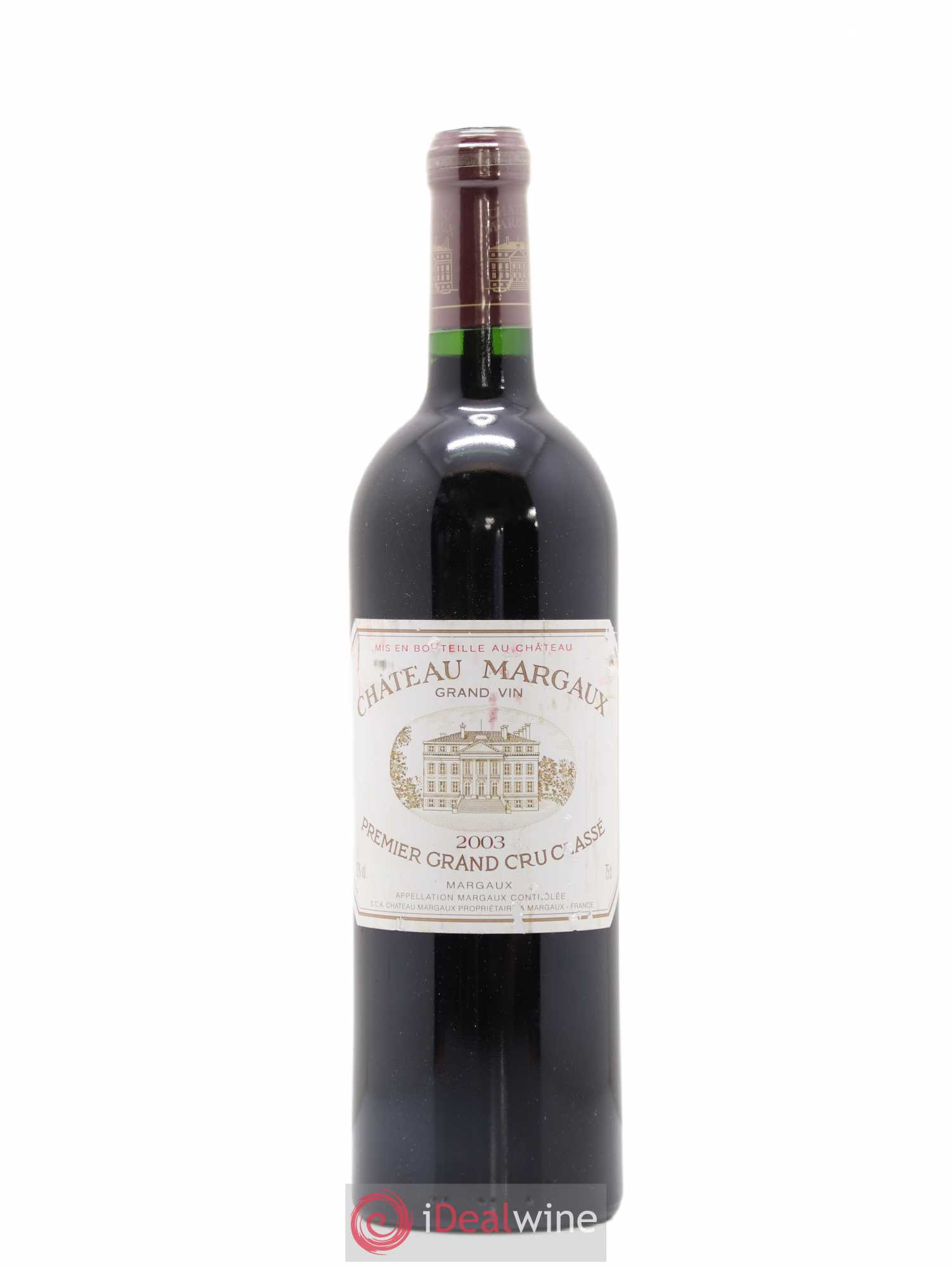 Château Margaux 1er Grand Cru Classé 2003 - Lot de 1 bouteille - 0
