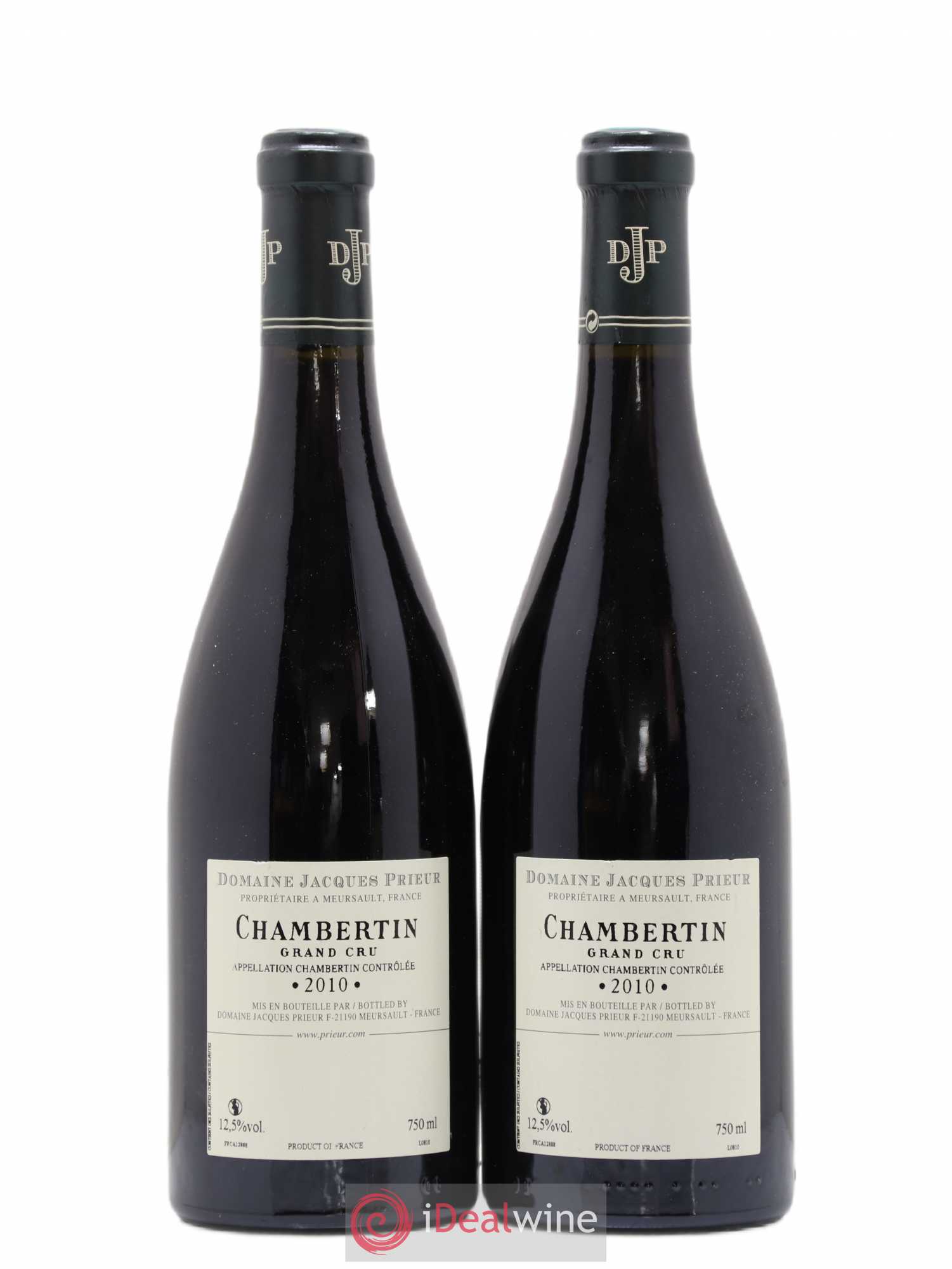 Chambertin Grand Cru Jacques Prieur (Domaine) 2010 - Lot de 2 bouteilles - 1