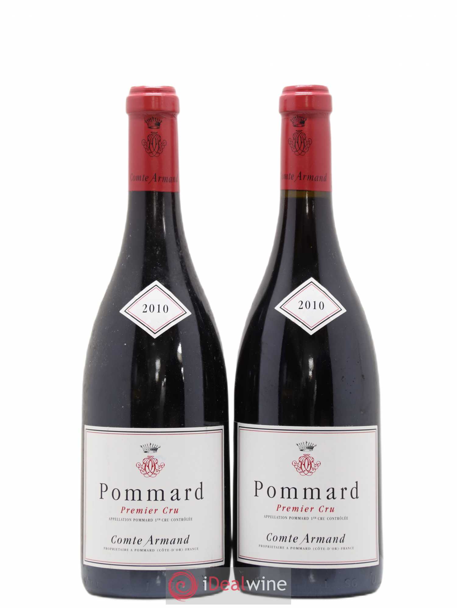 Pommard 1er Cru Comte Armand 2010 - Lot de 2 bouteilles - 0