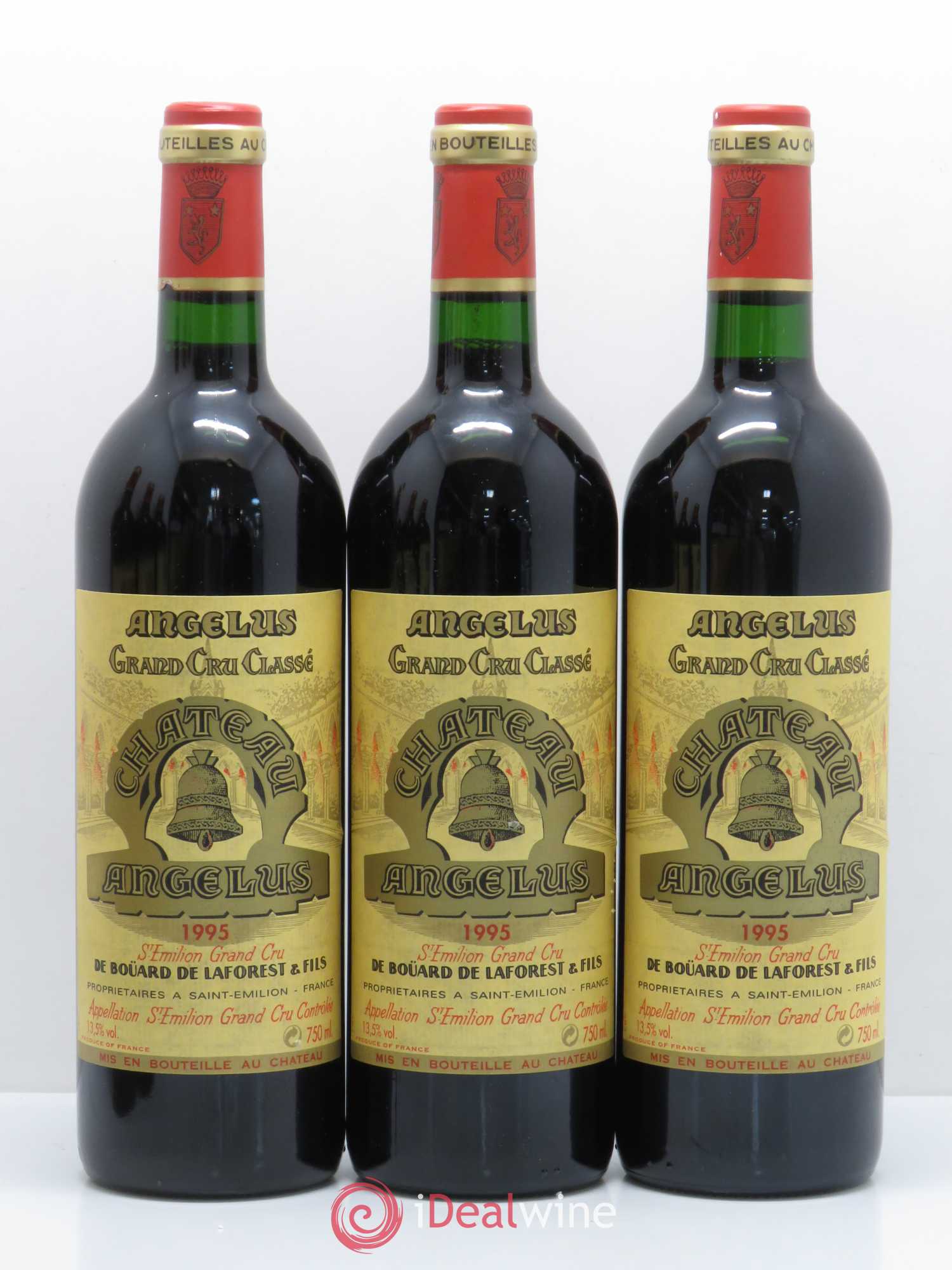 Château Angélus 1er Grand Cru Classé A 1995 - Lot de 6 bouteilles - 2