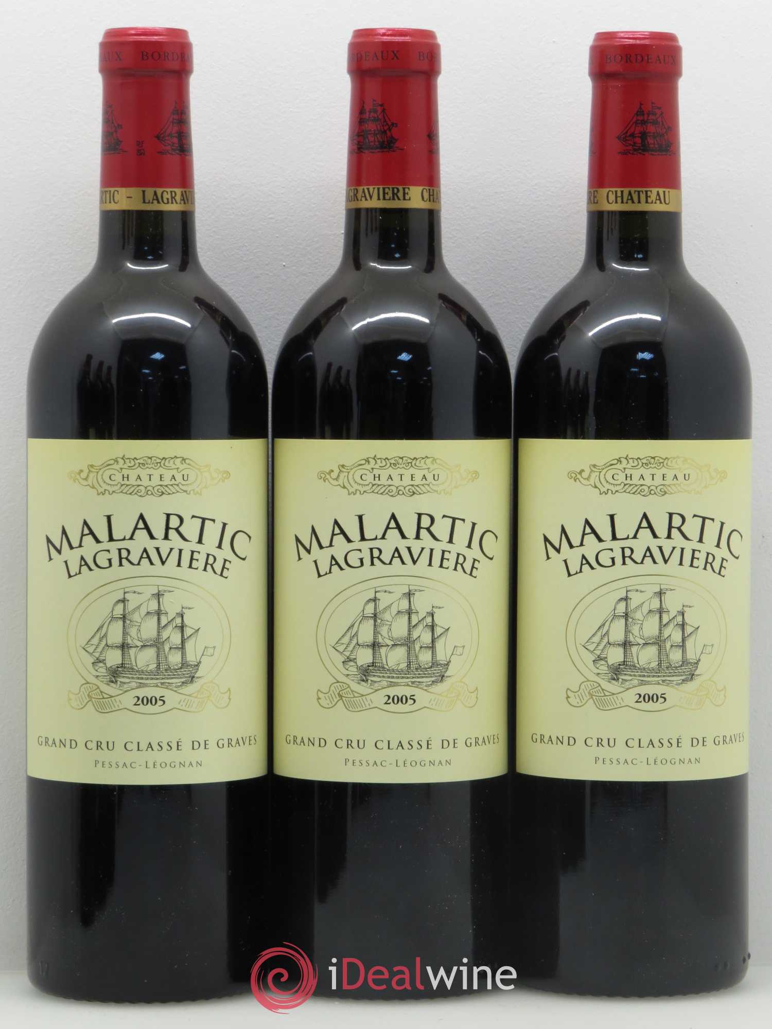 Château Malartic-Lagravière Cru Classé de Graves 2005 - Lot de 6 bouteilles - 1