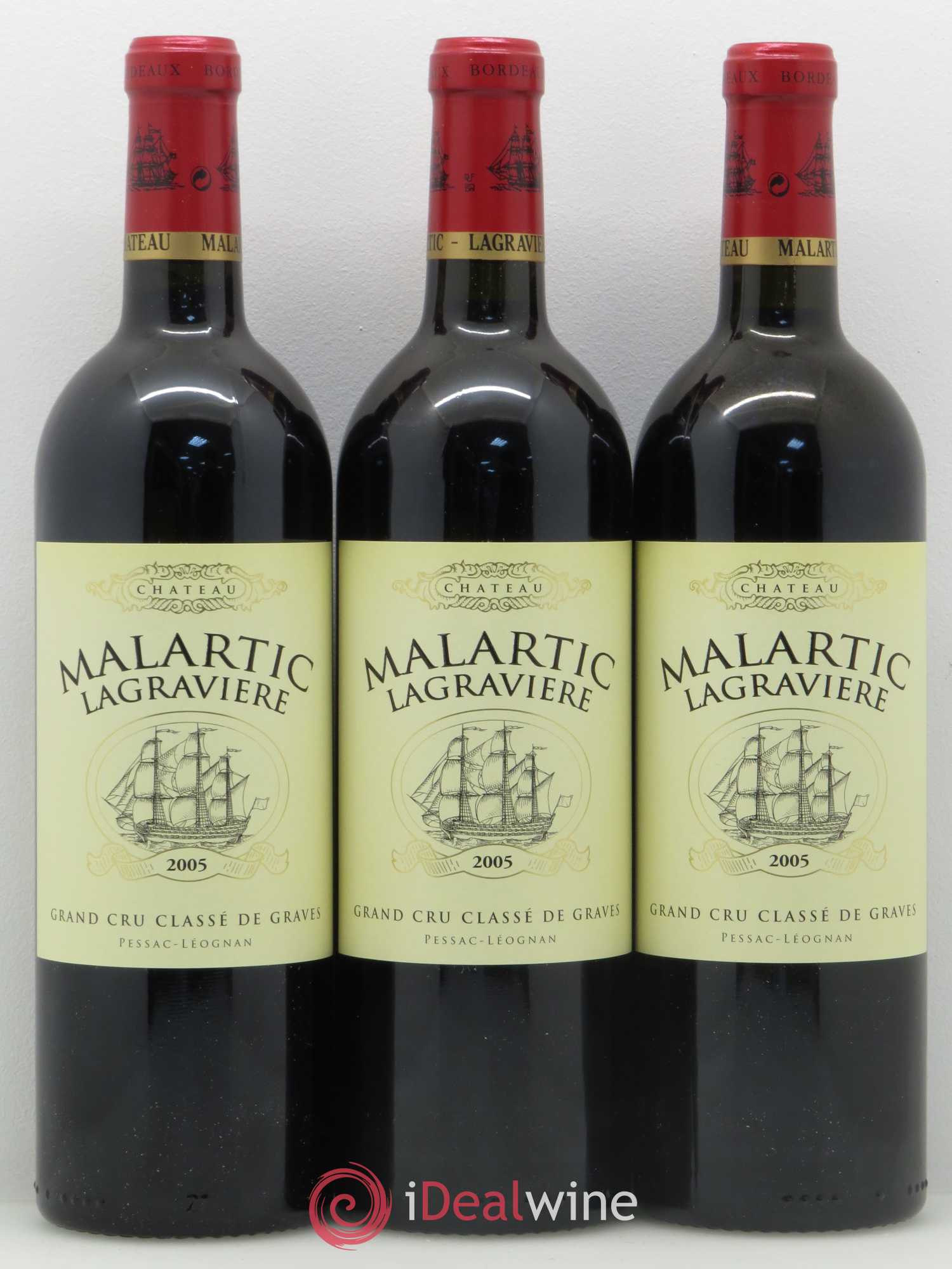 Château Malartic-Lagravière Cru Classé de Graves 2005 - Lot de 6 bouteilles - 2