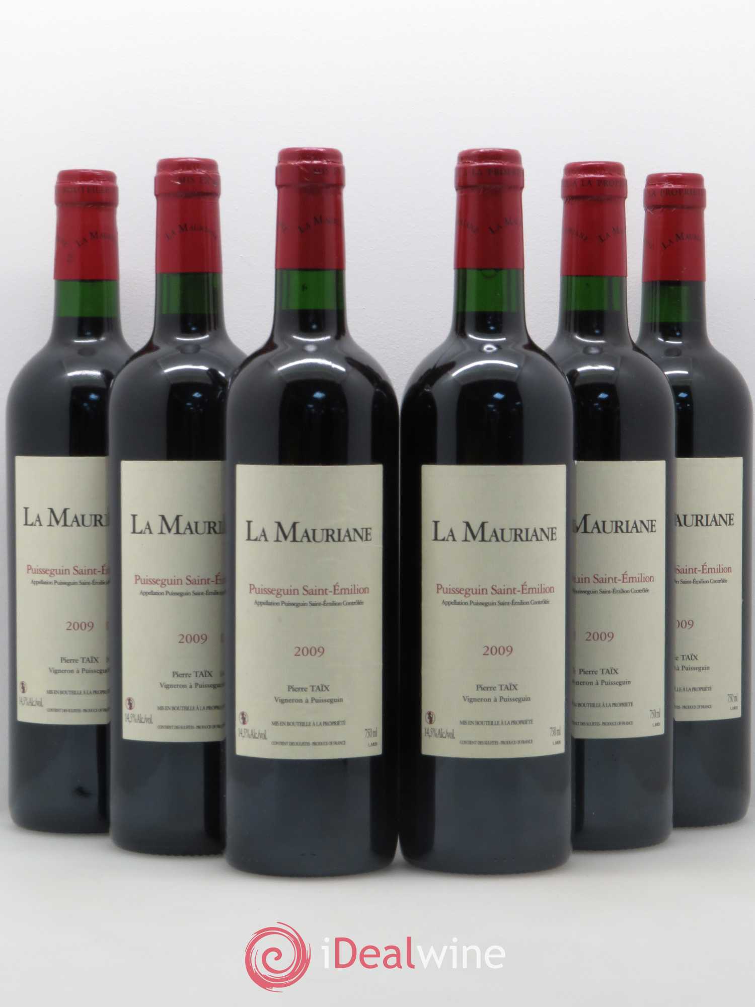 La Mauriane 2009 - Lot de 6 bouteilles - 0