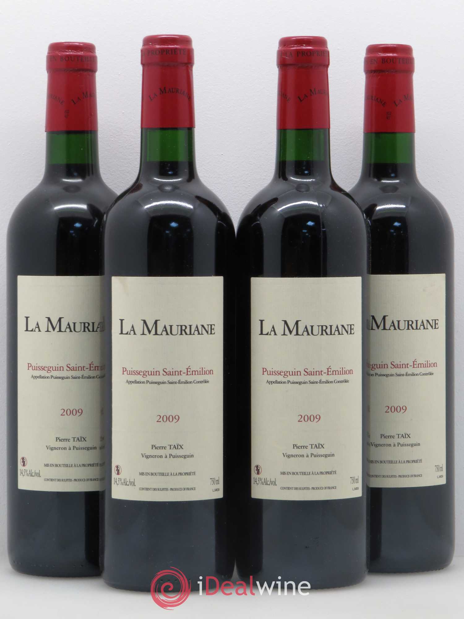 La Mauriane 2009 - Lot de 4 bouteilles - 0