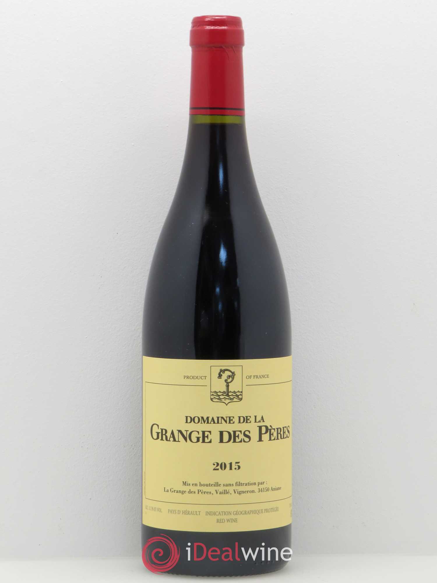 Pays d'Hérault Grange des Pères Laurent Vaillé 2015 - Lot de 1 bouteille - 0