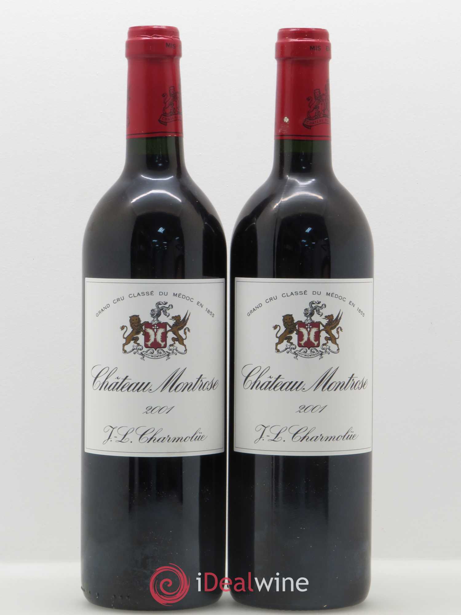Château Montrose 2ème Grand Cru Classé 2001 - Lot de 2 bouteilles - 0