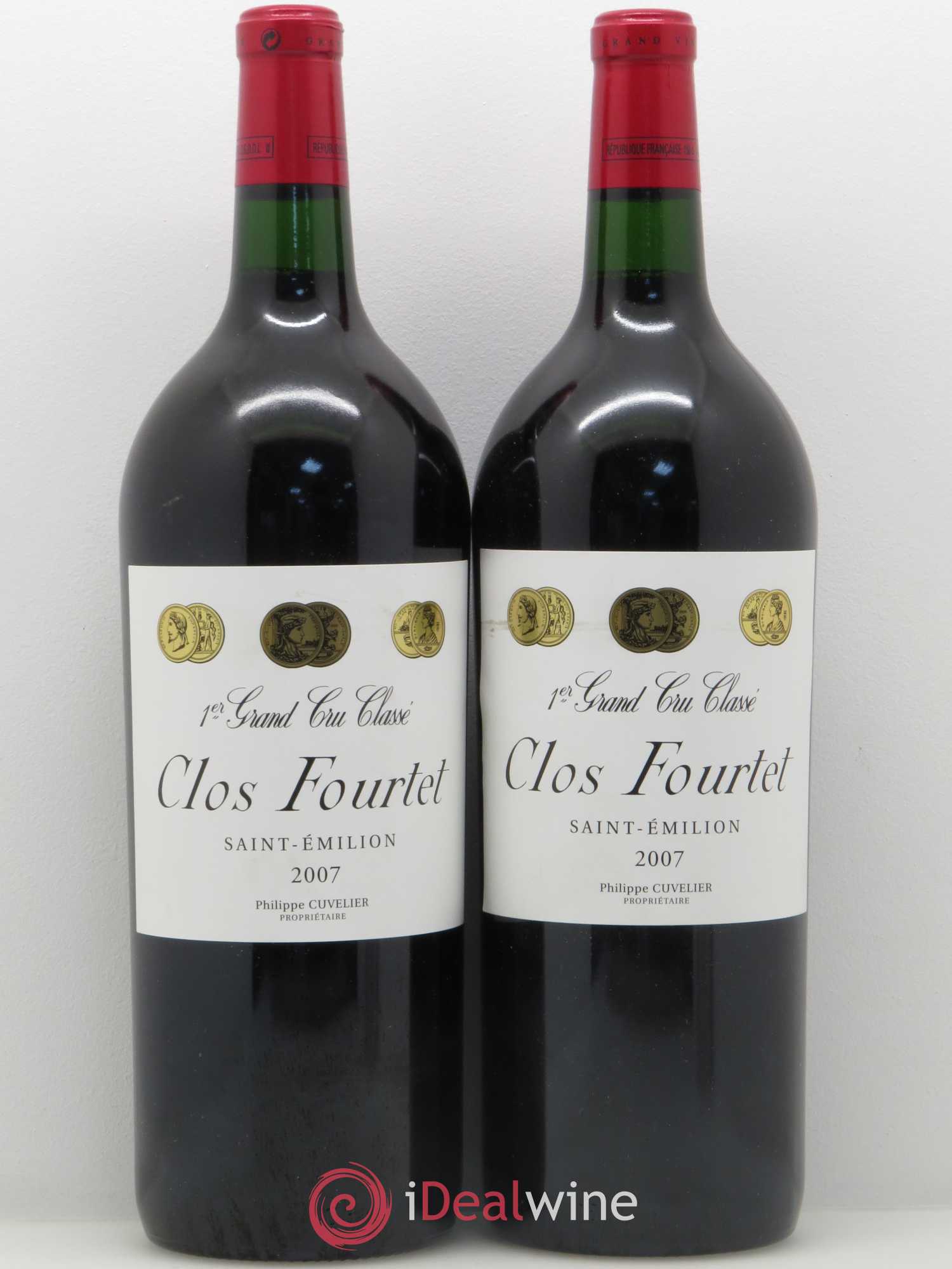 Clos Fourtet 1er Grand Cru Classé B 2007 - Lot de 2 magnums - 0