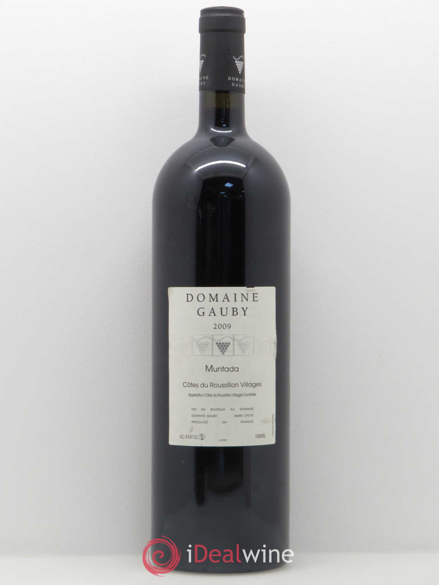 Côtes Catalanes (anciennement Côtes du Roussillon Villages) La Muntada Gauby (Domaine) 2009 - Lot de 1 magnum - 0