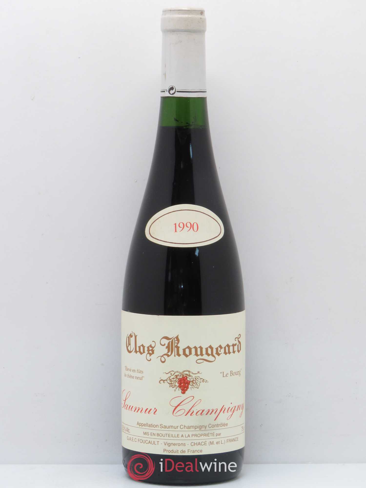 Saumur-Champigny Le Bourg Clos Rougeard 1990 - Lot de 1 bouteille - 0