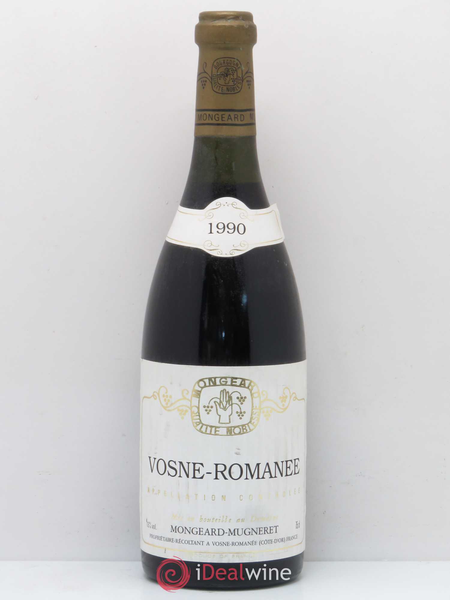 Vosne-Romanée Mongeard-Mugneret (Domaine) 1990 - Lot de 1 bouteille - 0