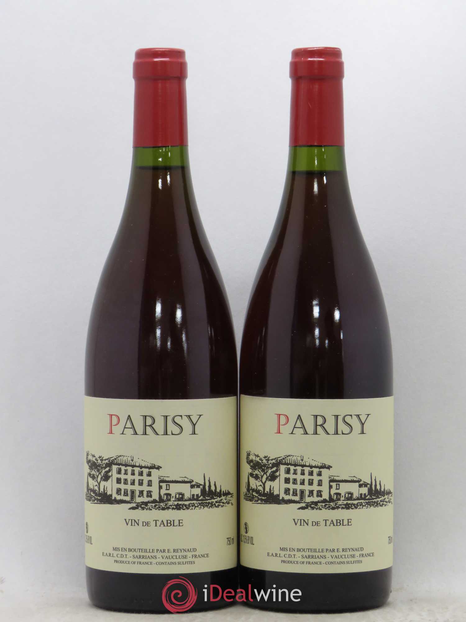 Vin de Table Parisy Emmanuel Reynaud - Lot de 2 bouteilles - 0