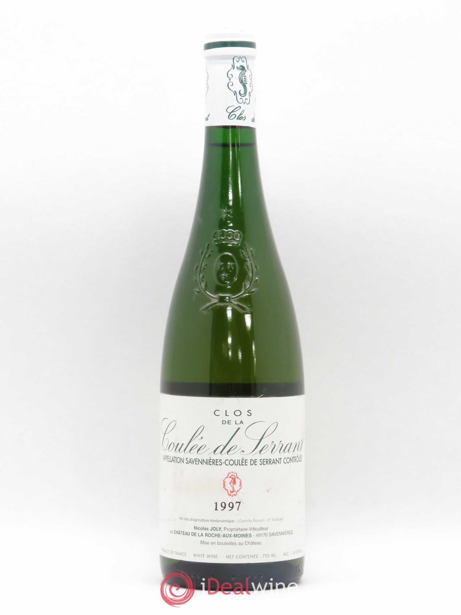 Savennières Clos de la Coulée de Serrant Vignobles de la Coulée de Serrant - Nicolas Joly 1997 - Lot de 1 bouteille - 0