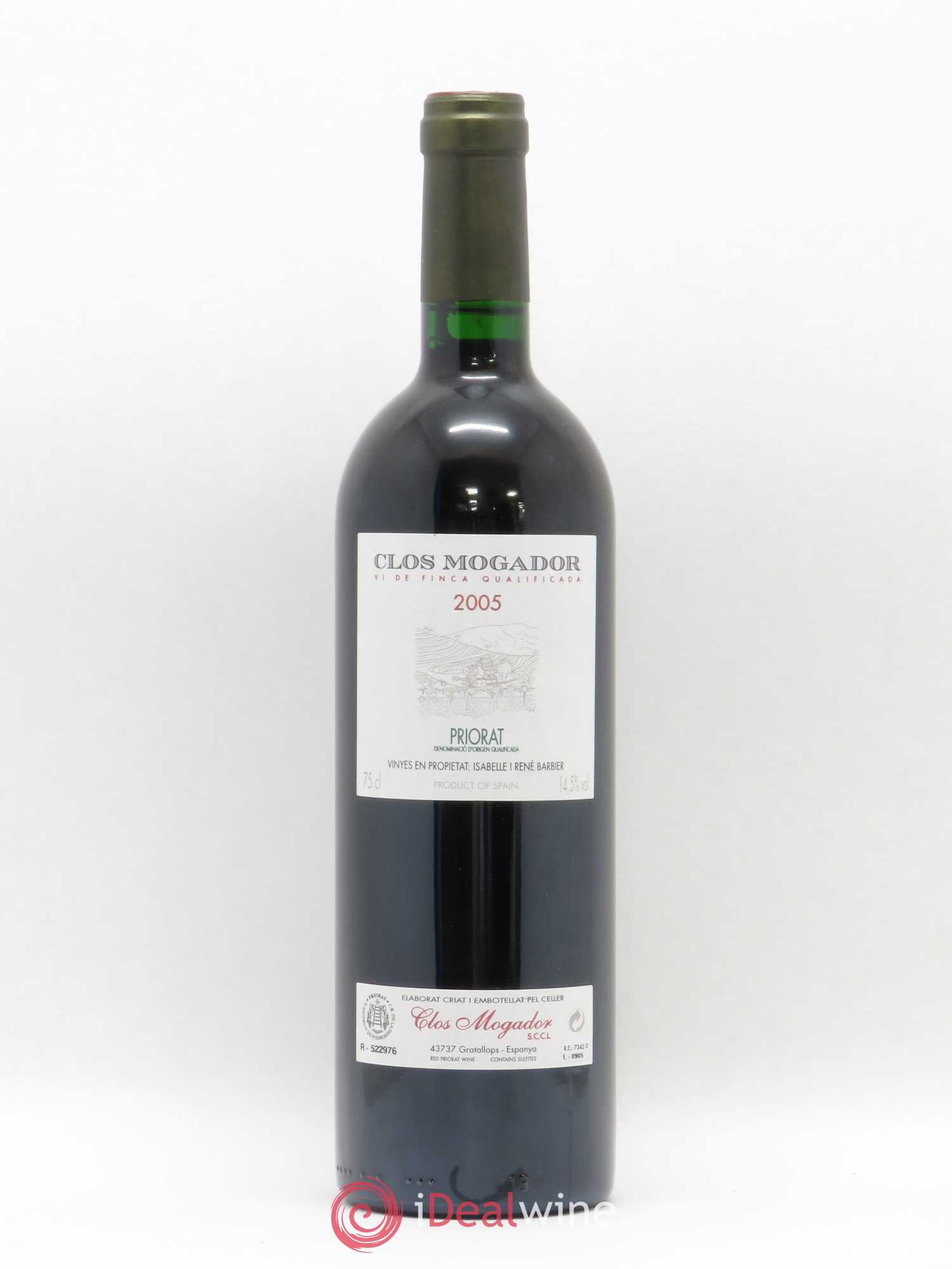 Priorat Clos Mogador DOCA René Barbier 2005 - Lot de 1 bouteille - 0