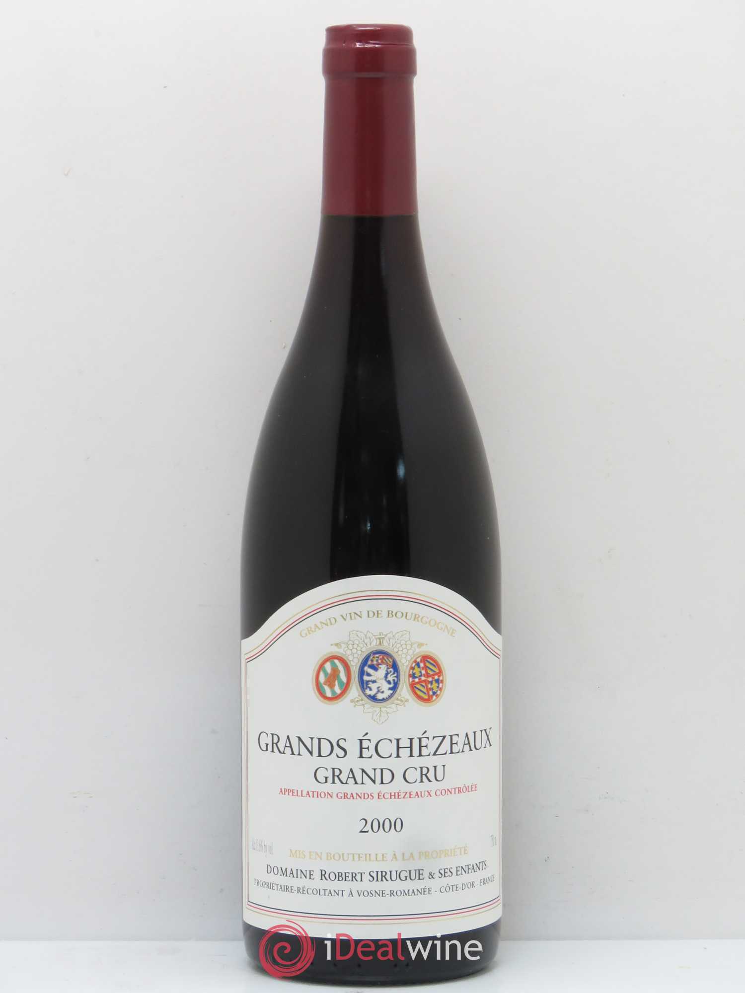Grands-Echezeaux Grand Cru Domaine Robert Sirugue 2000 - Posten von 1 Flasche - 0