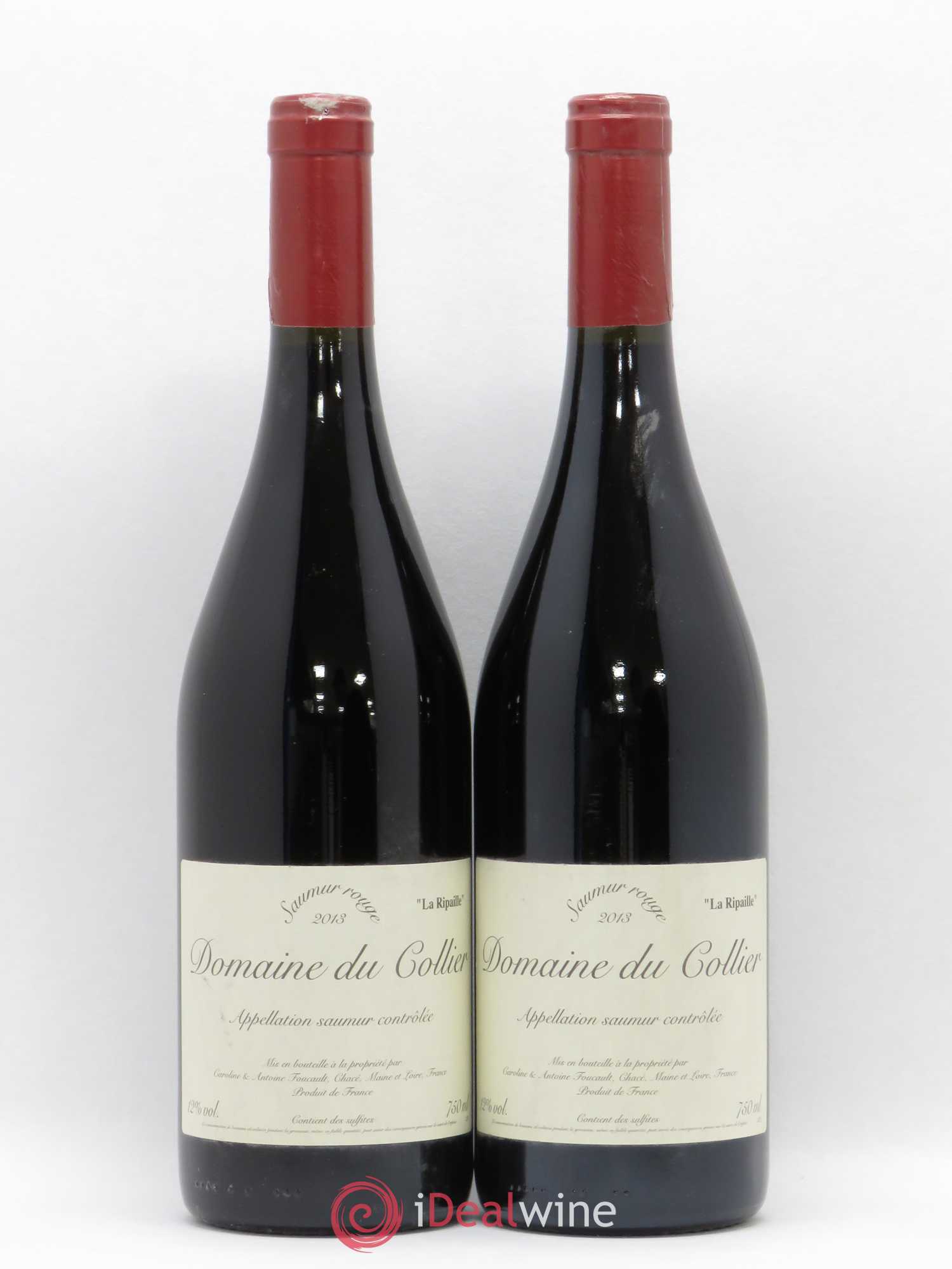 Saumur La Ripaille Domaine du Collier 2013 - Lot de 2 bouteilles - 0