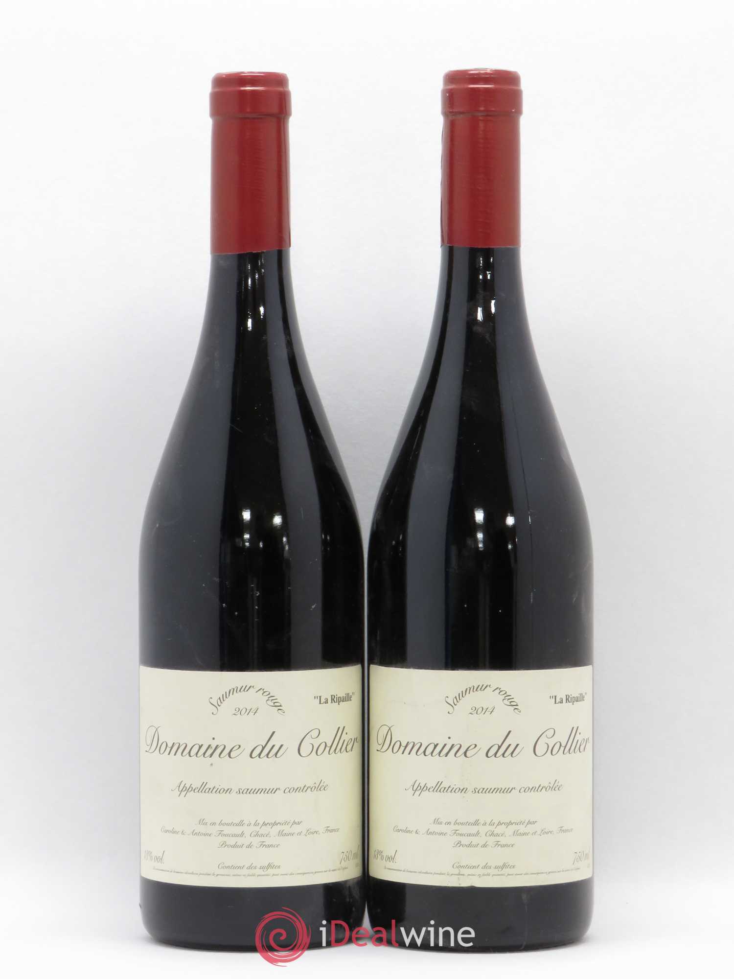 Saumur La Ripaille Domaine du Collier 2014 - Lot de 2 bouteilles - 0