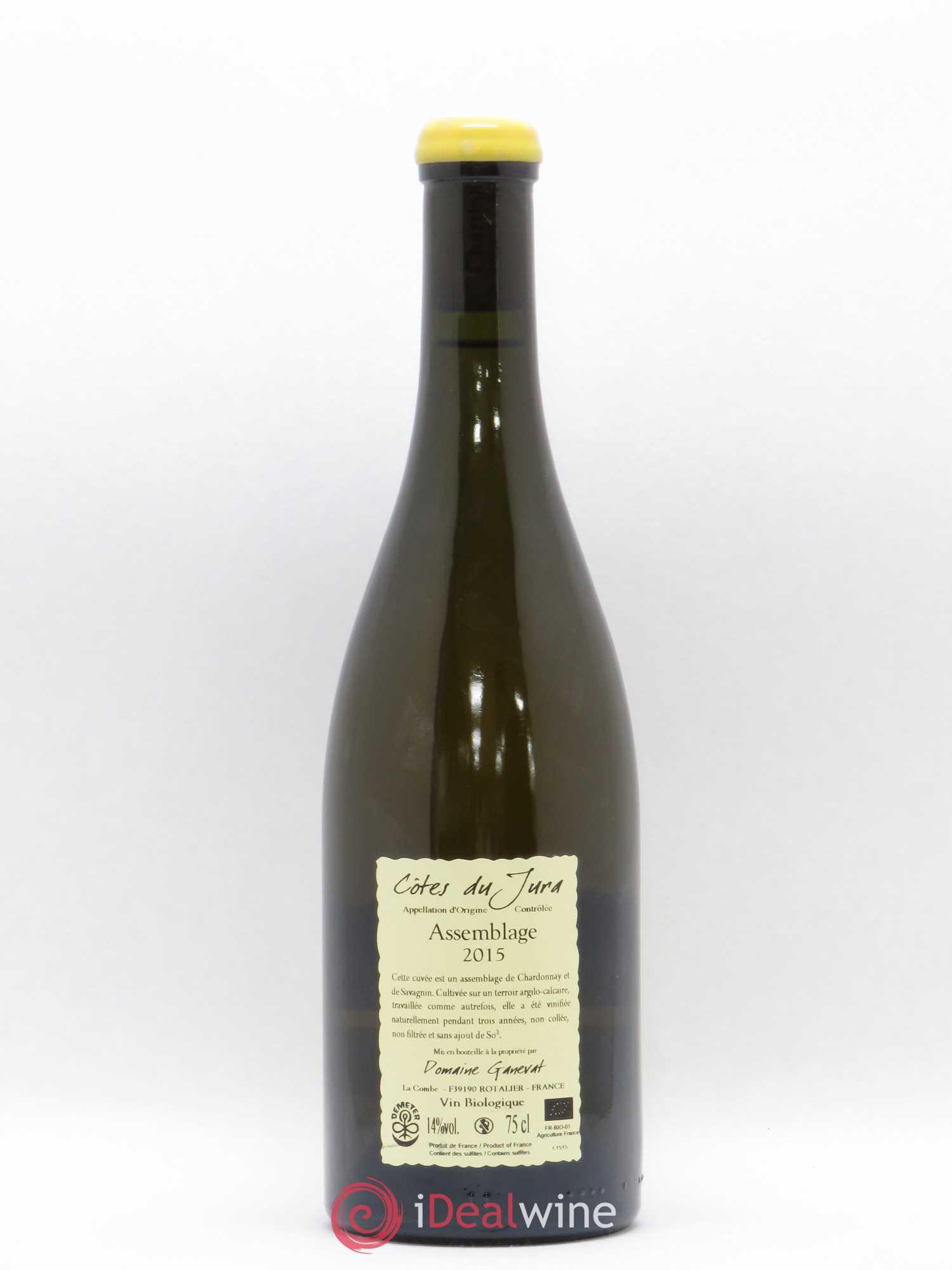 Côtes du Jura Cuvée Orégane Jean-François Ganevat (Domaine) 2015 - Lot de 1 bouteille - 1
