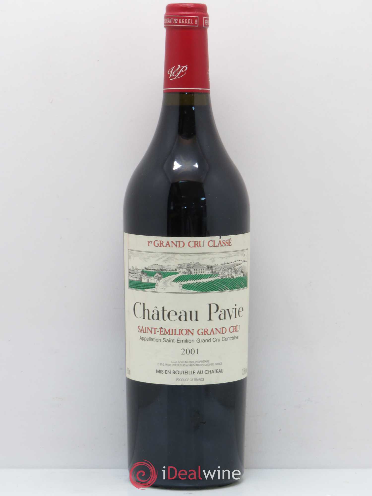 Château Pavie 1er Grand Cru Classé A 2001 - Lot de 1 bouteille - 0