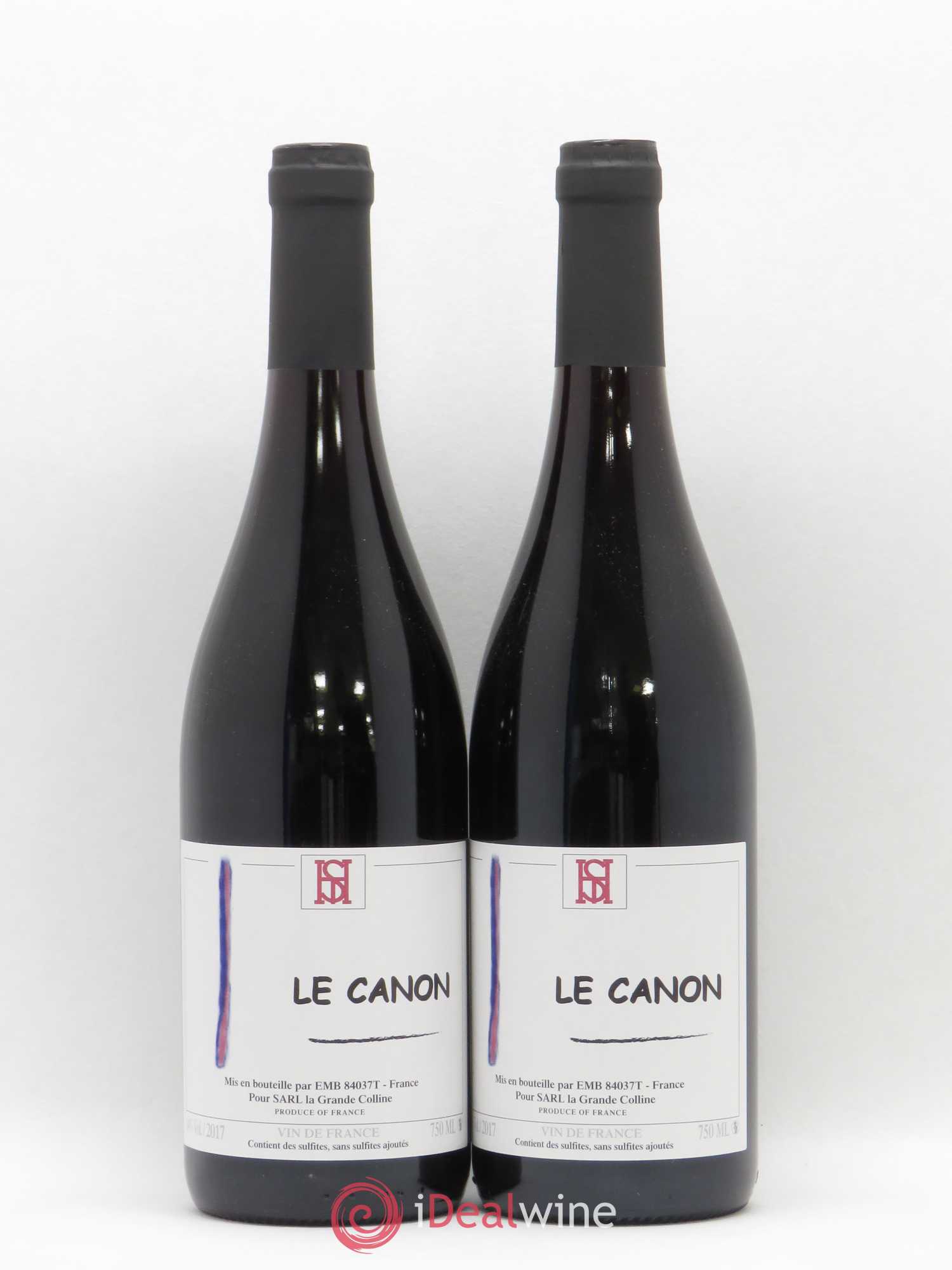 Vin de France Le Canon Hirotake Ooka - Domaine La Grande Colline 2017 - Lot de 2 bouteilles - 0