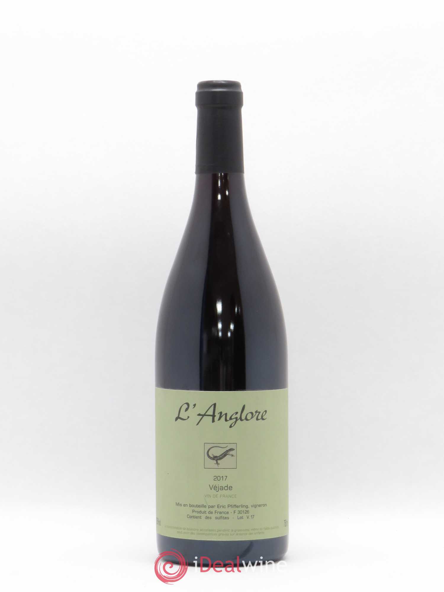 Vin de France Véjade L'Anglore 2017 - Lot de 1 bouteille - 0