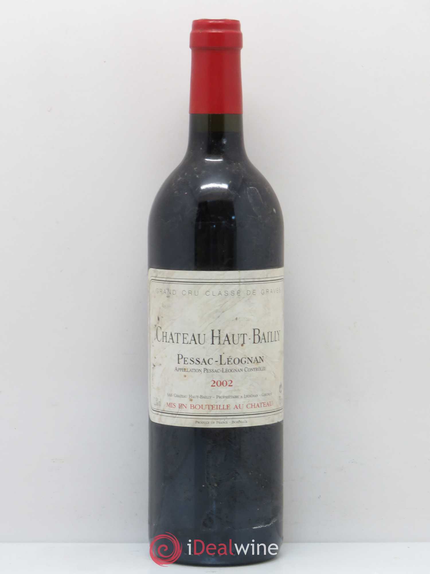 Château Haut-Bailly Cru Classé de Graves 2002 - Lot de 1 bouteille - 0