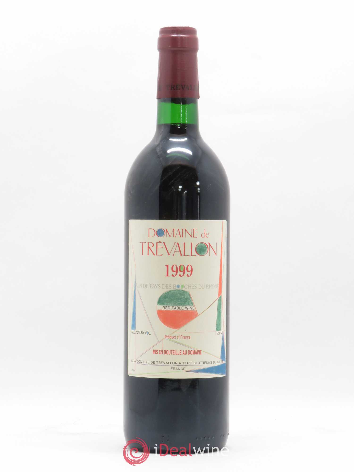VDP Bouches du Rhône Trévallon (Domaine de) Eloi Dürrbach 1999 - Lot de 1 bouteille - 0