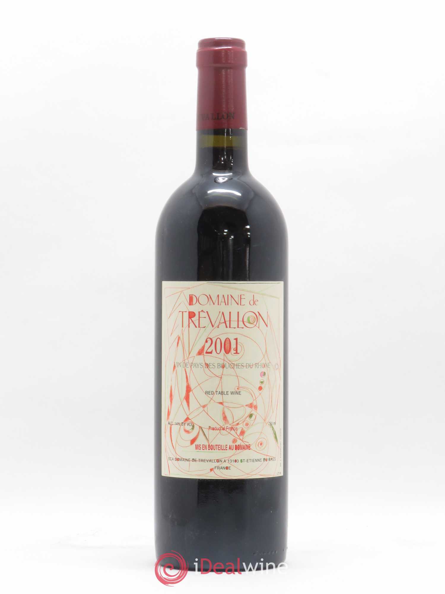 VDP Bouches du Rhône Trévallon (Domaine de) Eloi Dürrbach 2001 - Lot de 1 bouteille - 0