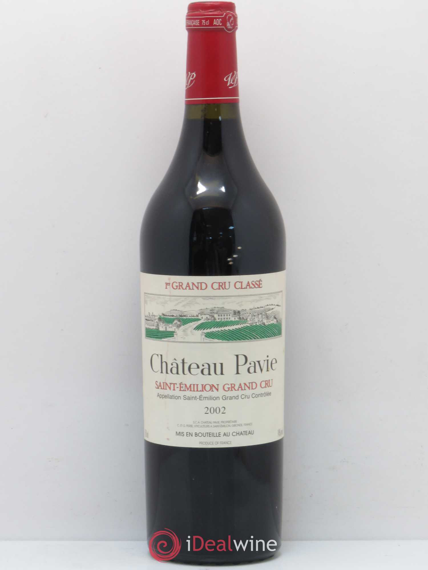 Château Pavie 1er Grand Cru Classé A 2002 - Lot de 1 bouteille - 0