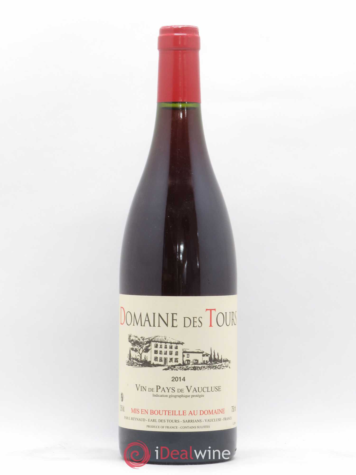 Vaucluse (Vin de Pays de Vaucluse) Domaine des Tours Emmanuel Reynaud 2014 - Lot de 1 bouteille - 0
