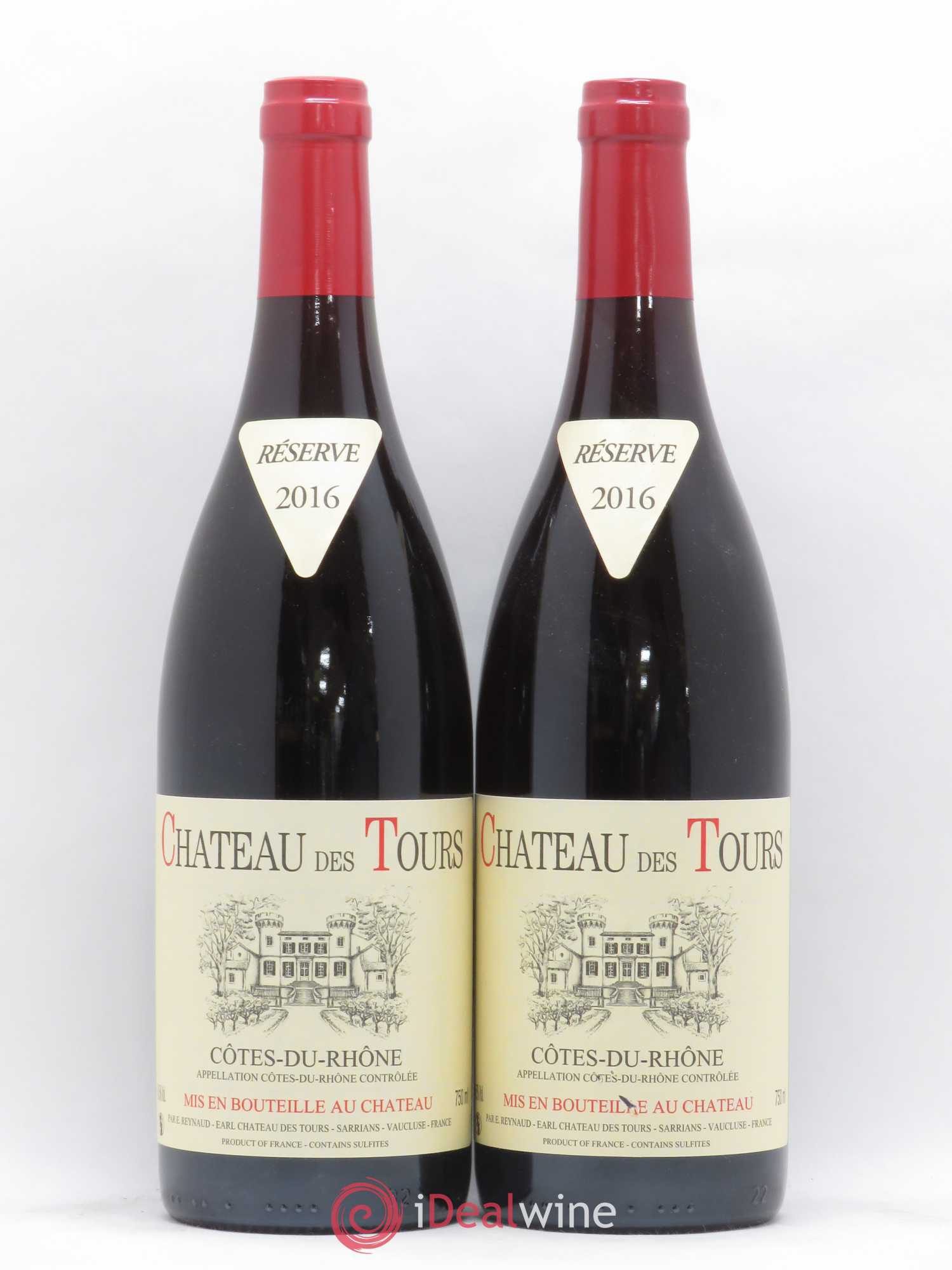 Côtes-du-Rhône Château des Tours Emmanuel Reynaud 2016 - Lot de 2 bouteilles - 0
