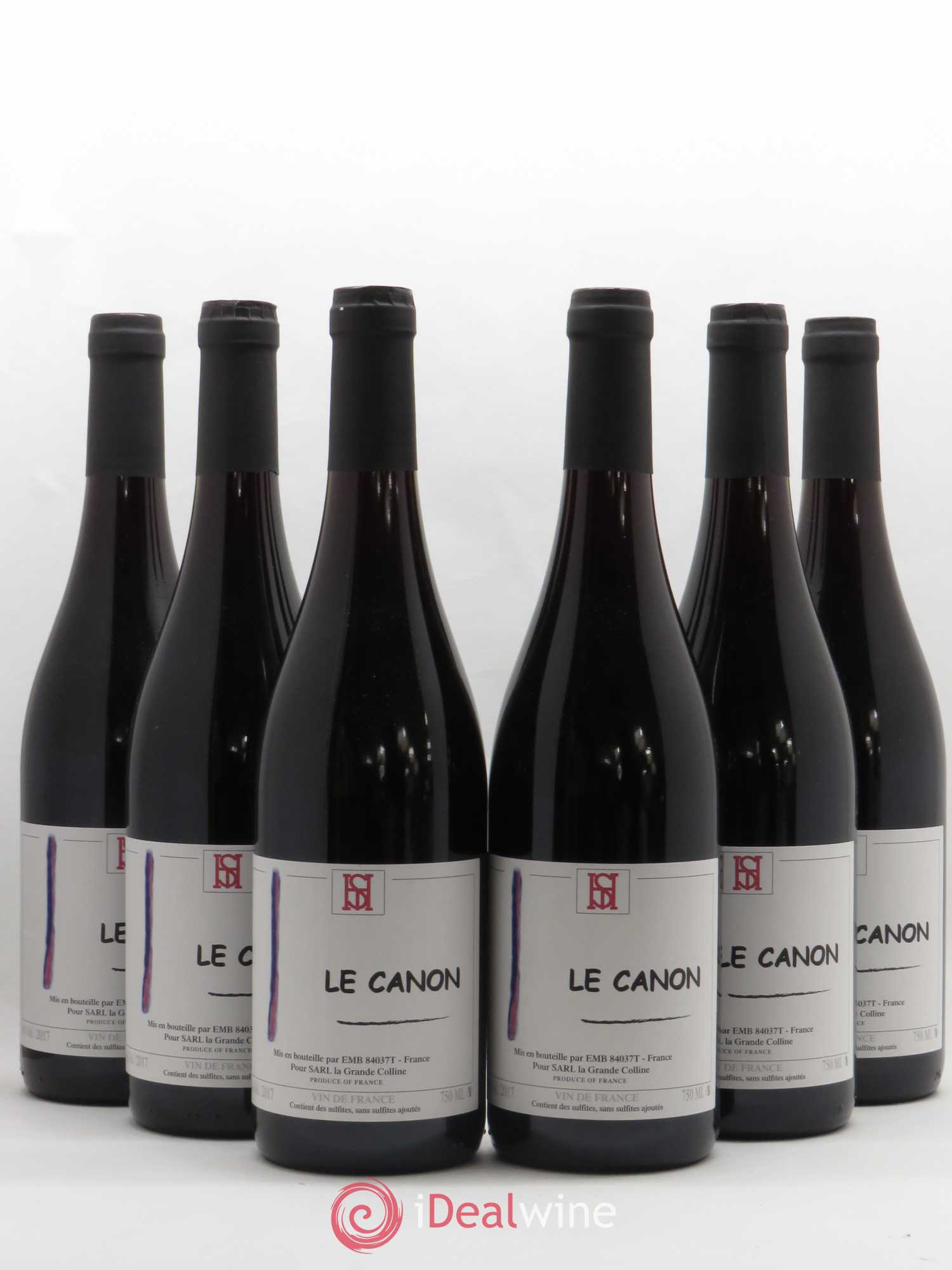 Vin de France Le Canon Hirotake Ooka - Domaine La Grande Colline 2017 - Lot de 6 bouteilles - 0