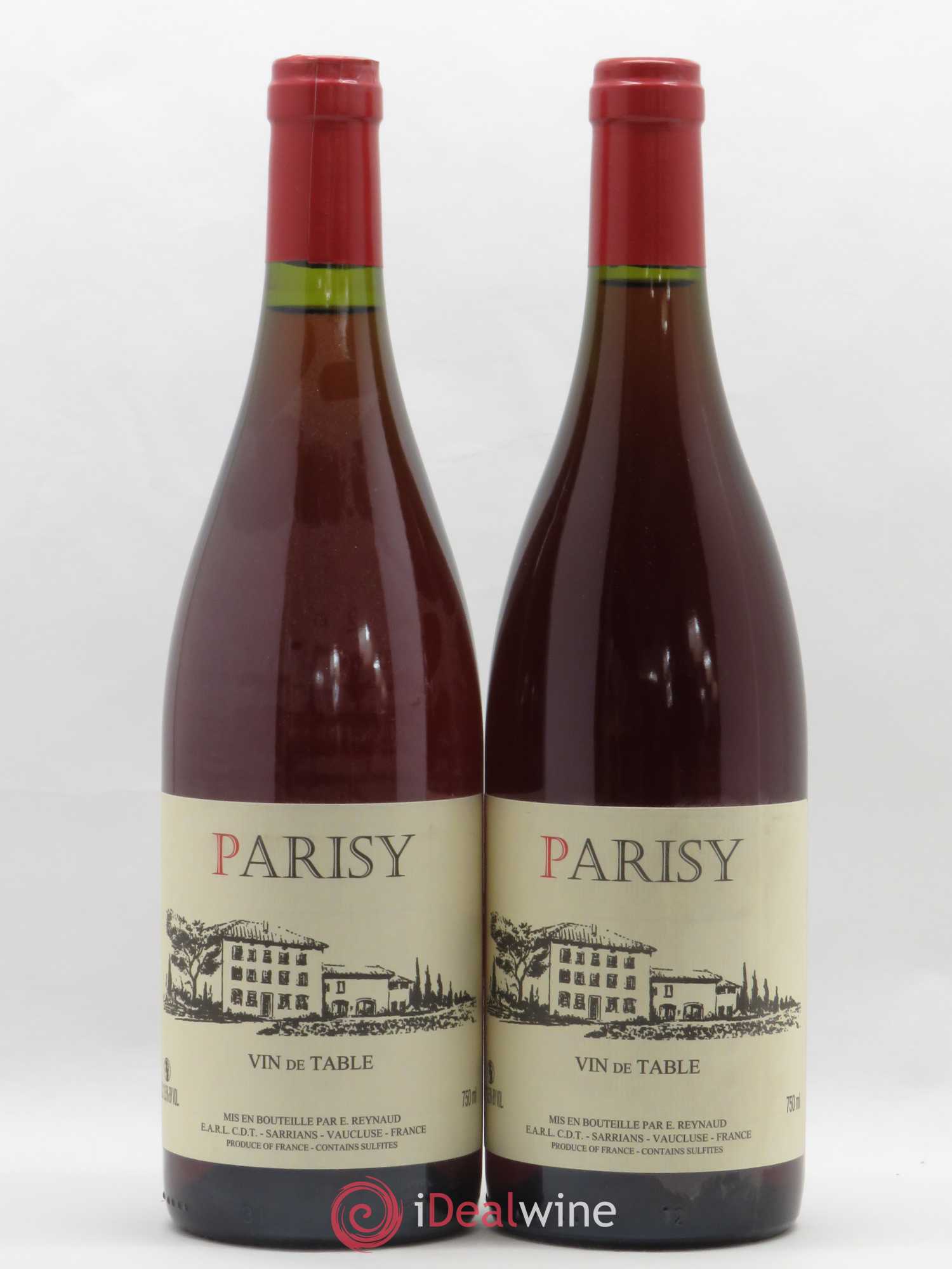 Vin de Table Parisy Emmanuel Reynaud - Lot de 2 bouteilles - 0