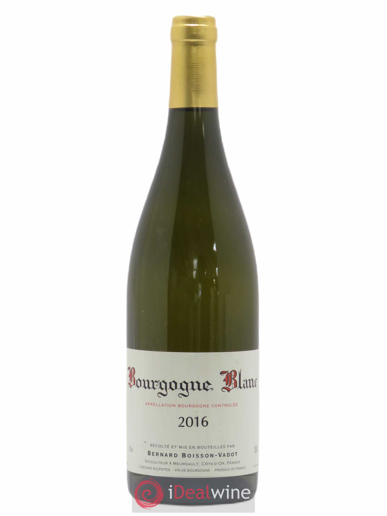 Bourgogne Boisson-Vadot (Domaine) 2016 - Lot de 1 bouteille - 0