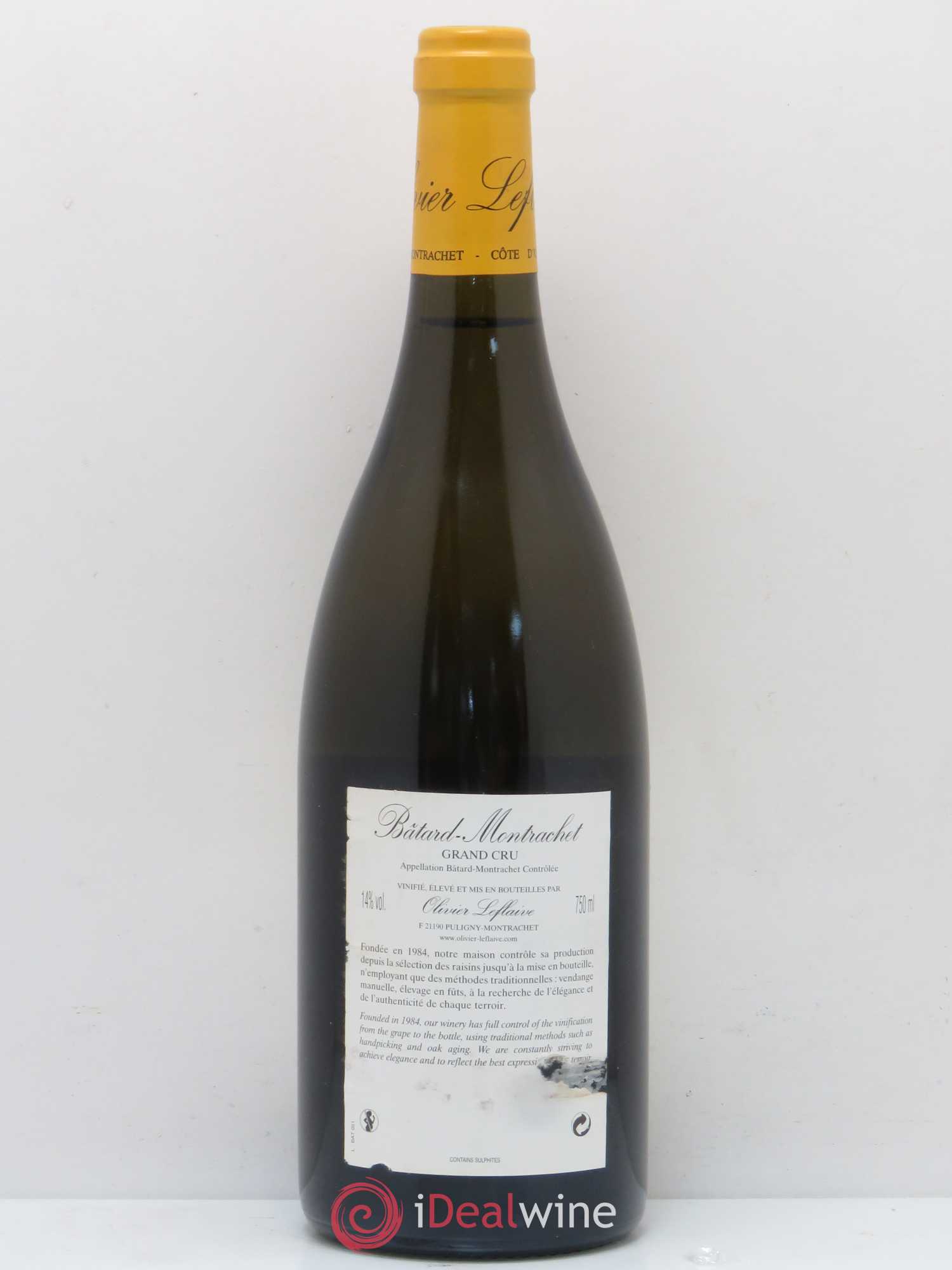 Bâtard-Montrachet Grand Cru Olivier Leflaive 2005 - Posten von 1 Flasche - 1
