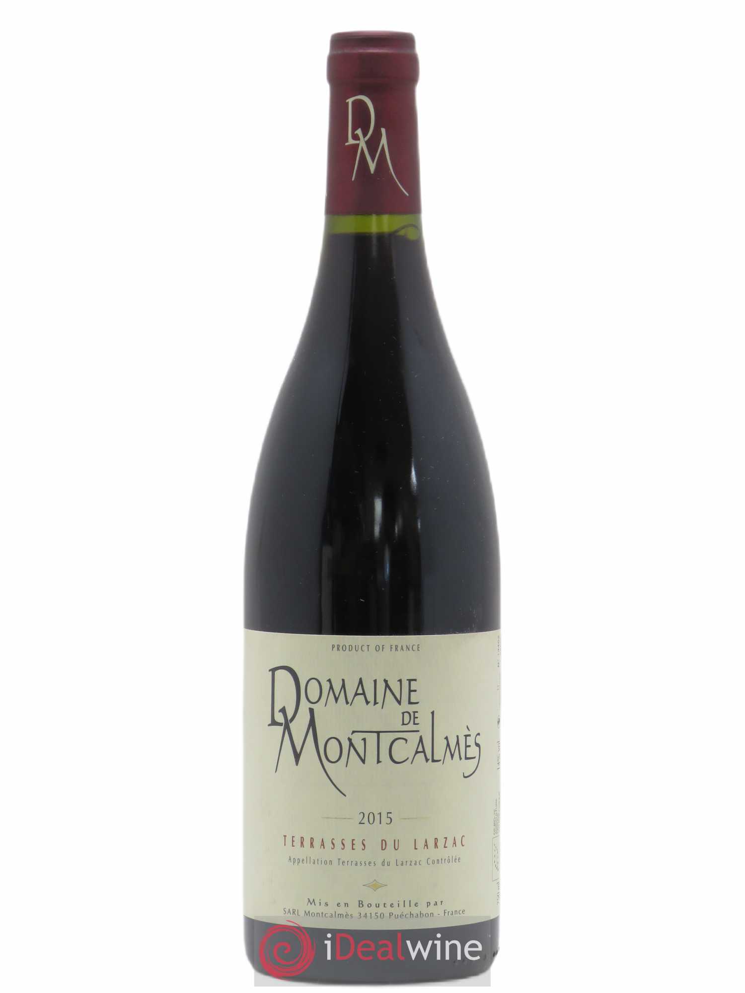 Terrasses du Larzac Domaine de Montcalmès Frédéric Pourtalié 2015 - Lot de 1 bouteille - 0