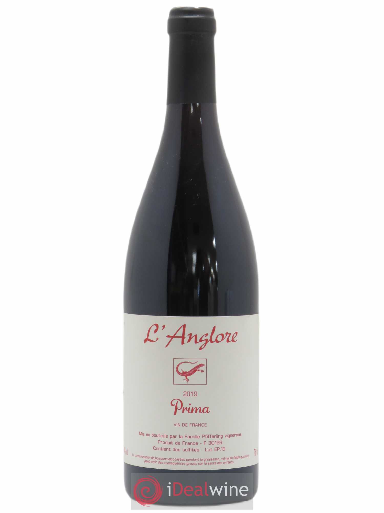 Vin de France Prima L'Anglore 2019 - Lot de 1 bouteille - 0