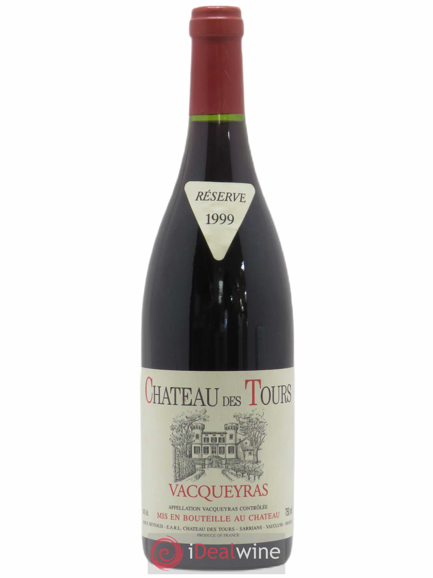 Vacqueyras Château des Tours Emmanuel Reynaud 1999 - Lot de 1 bouteille - 0