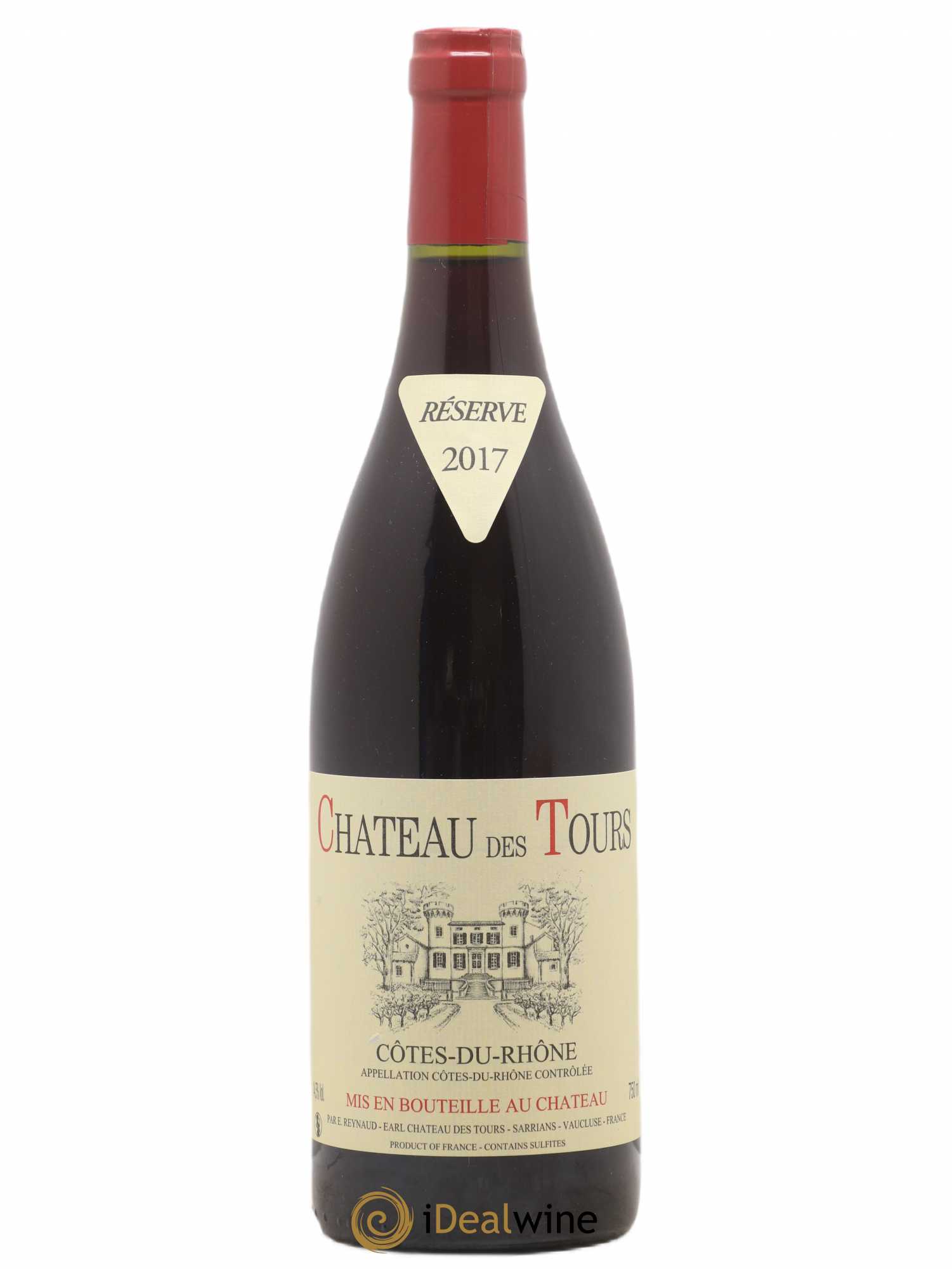 Côtes-du-Rhône Château des Tours Emmanuel Reynaud 2017 - Lot de 1 bouteille - 0