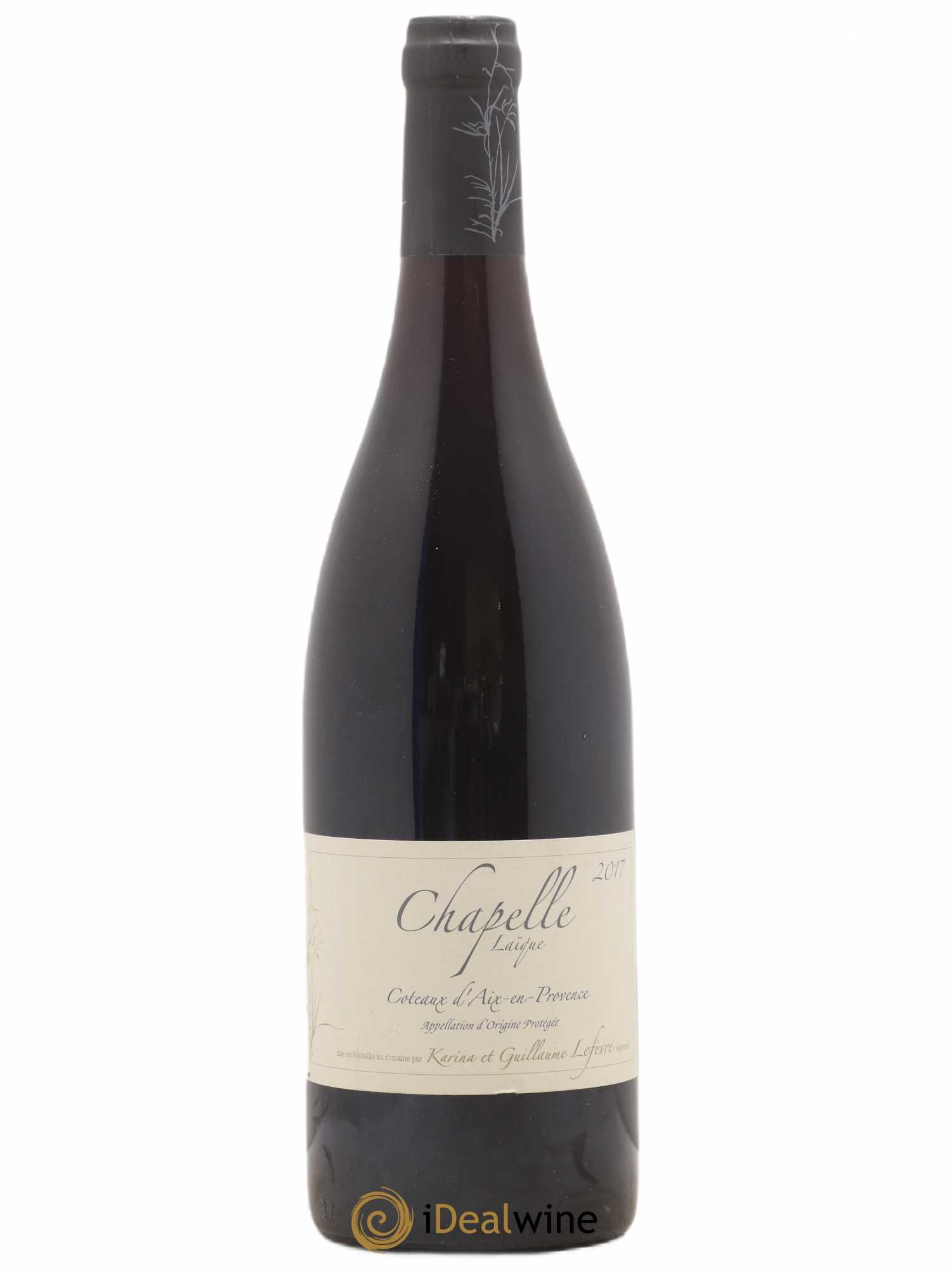 Coteaux d'Aix-en-Provence Chapelle Laïque Domaine de Sulauze 2017 - Posten von 1 Flasche - 0